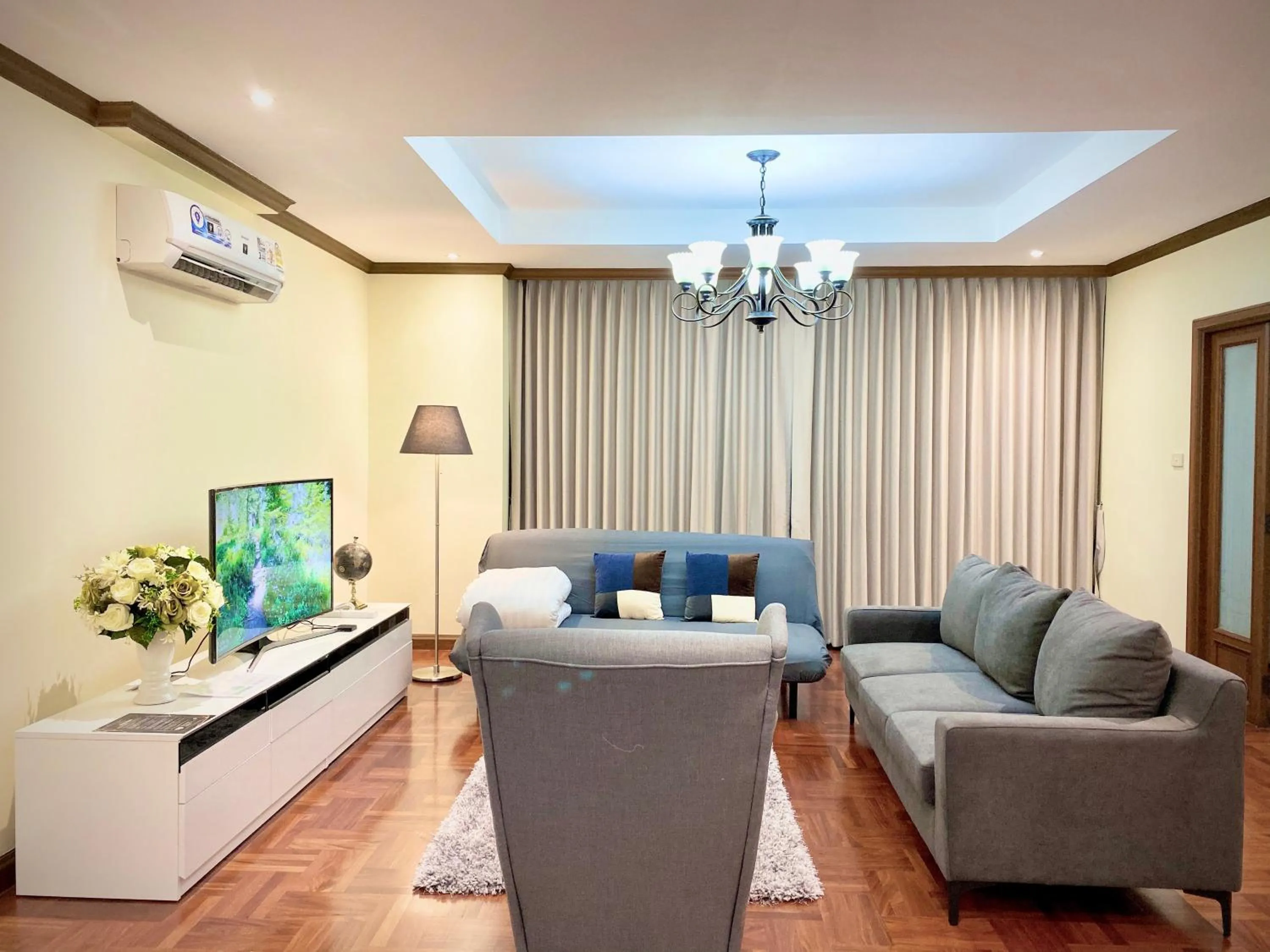 Living room in NT Place Sukhumvit Suites