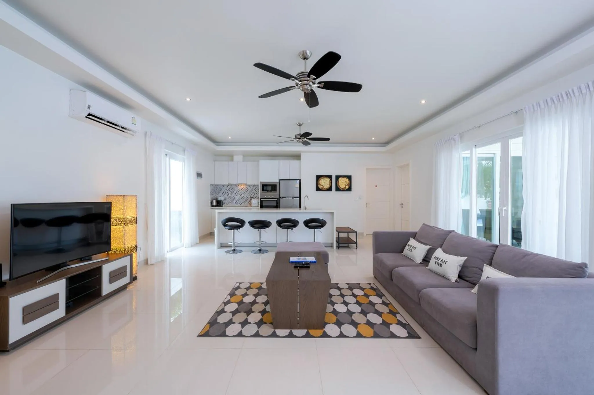 Living room in Orchid Paradise Homes 313
