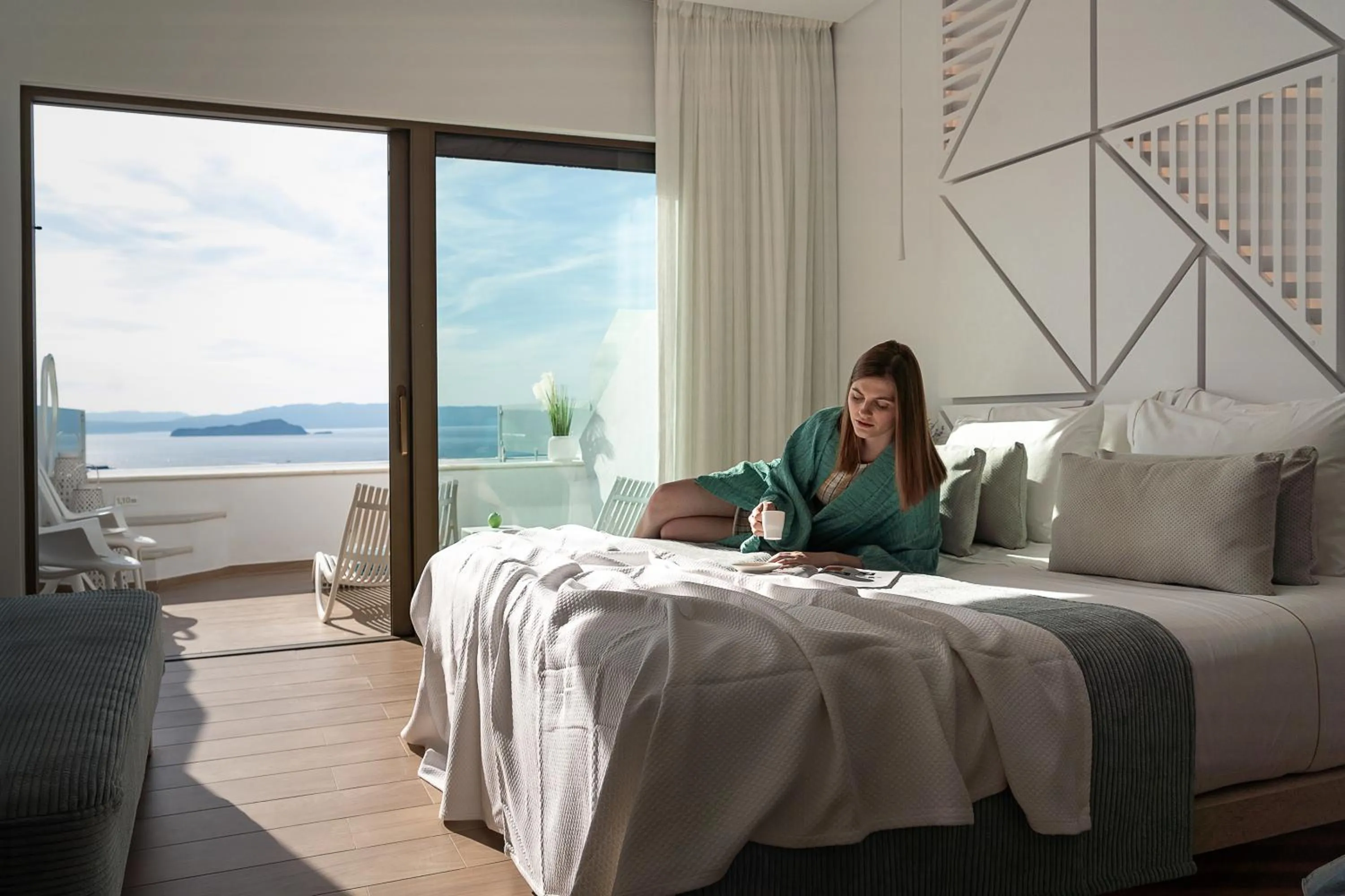 Bed in Lagon Life Spirit Boutique Hotel - Adults Only