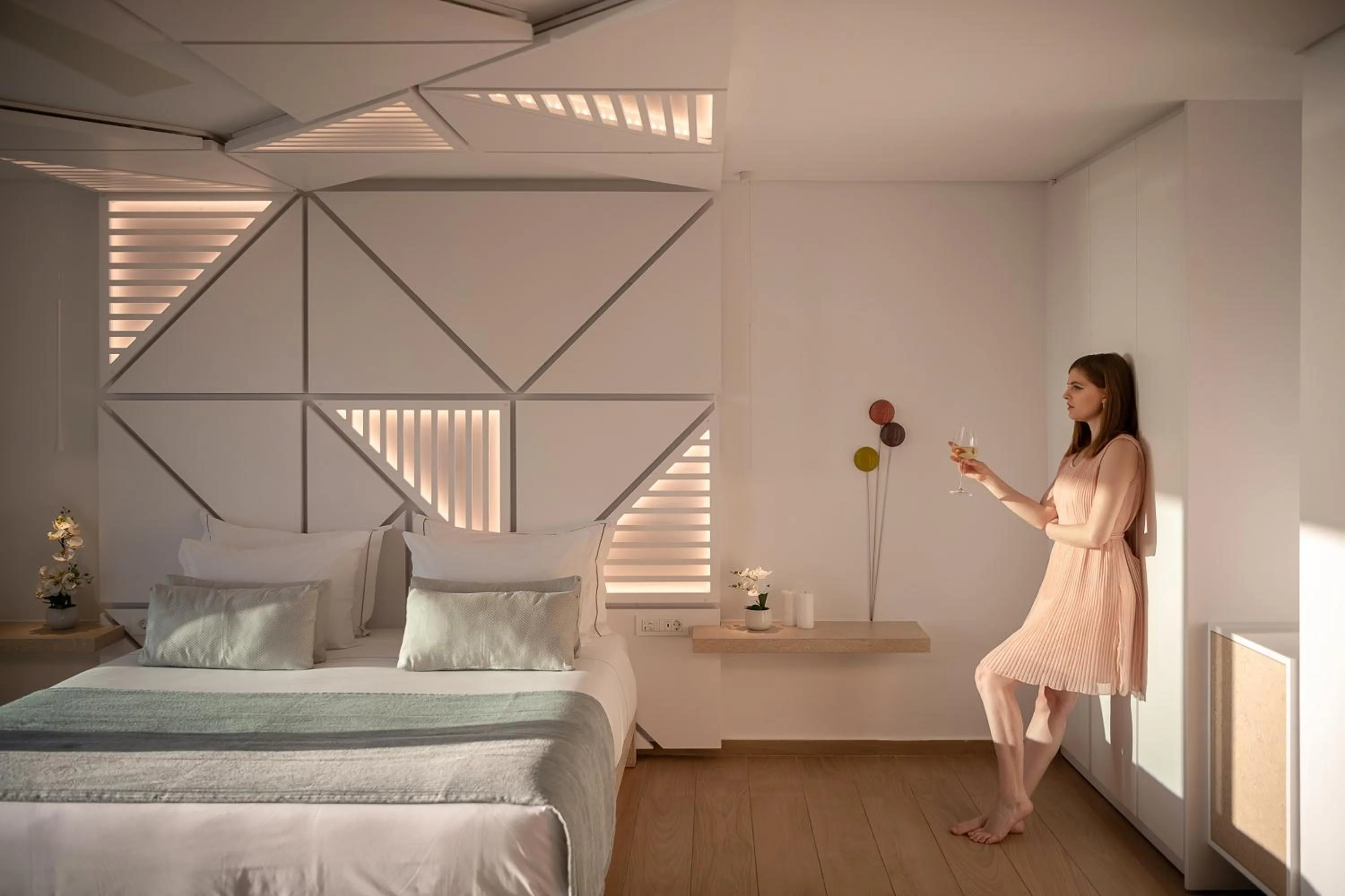 Bed in Lagon Life Spirit Boutique Hotel - Adults Only