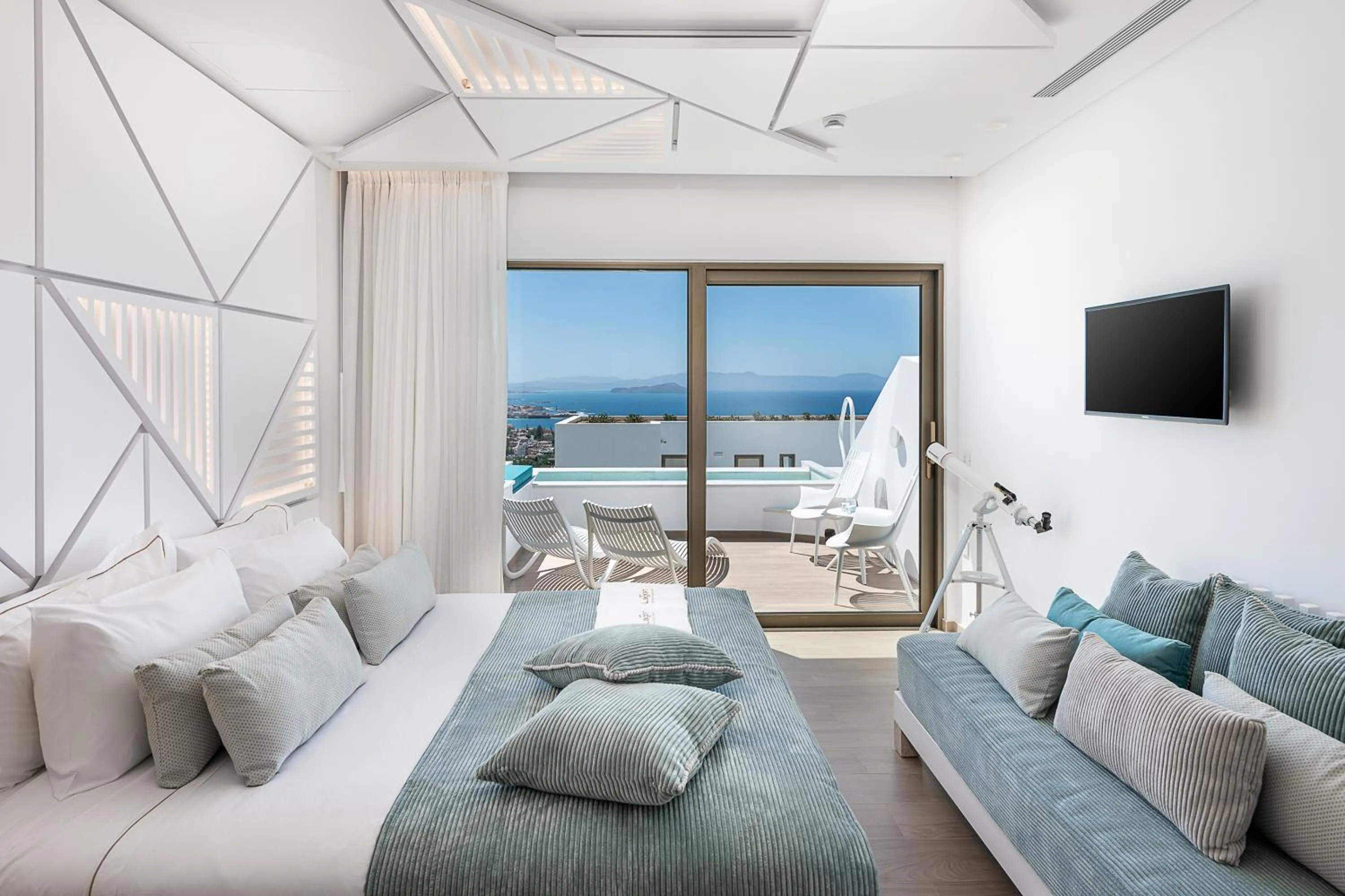 Bed in Lagon Life Spirit Boutique Hotel - Adults Only