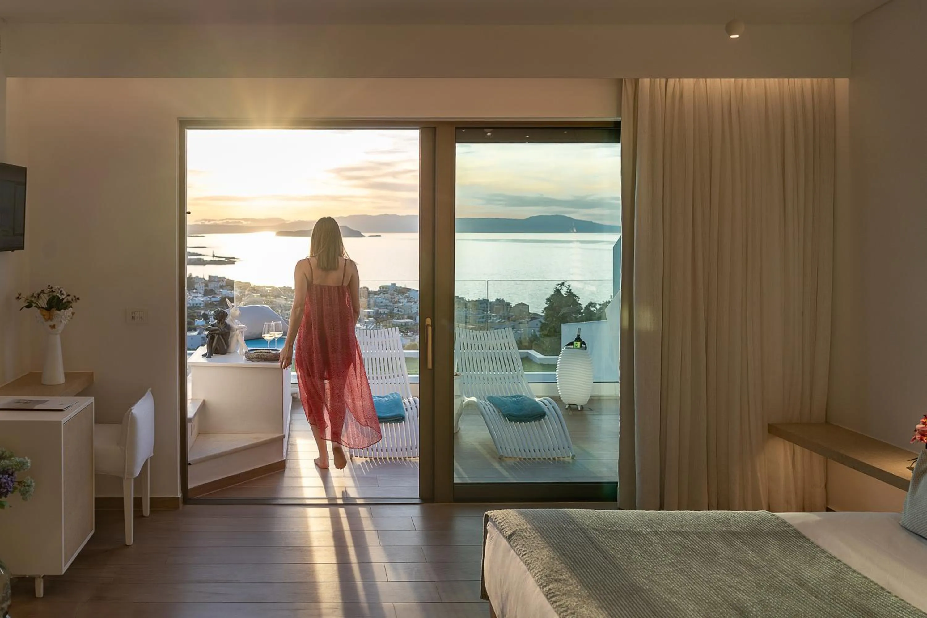 View (from property/room), Bed in Lagon Life Spirit Boutique Hotel - Adults Only