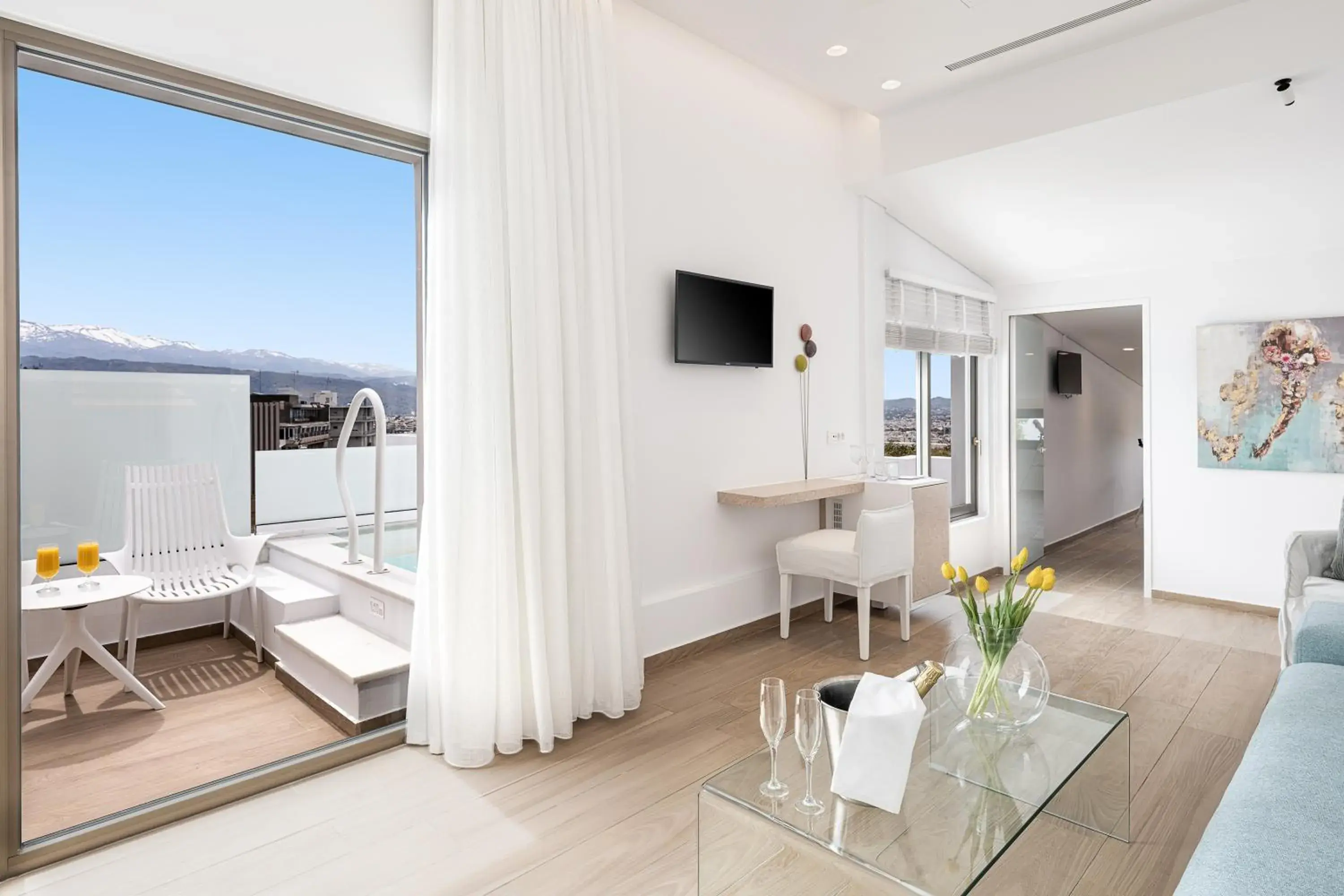 Deluxe Suite with Sea View and Private Pool in Lagon Life Spirit Boutique Hotel - Adults Only Deluxe Suite with Sea View and Private Pool in Lagon Life Spirit Boutique Hotel - Adults Only