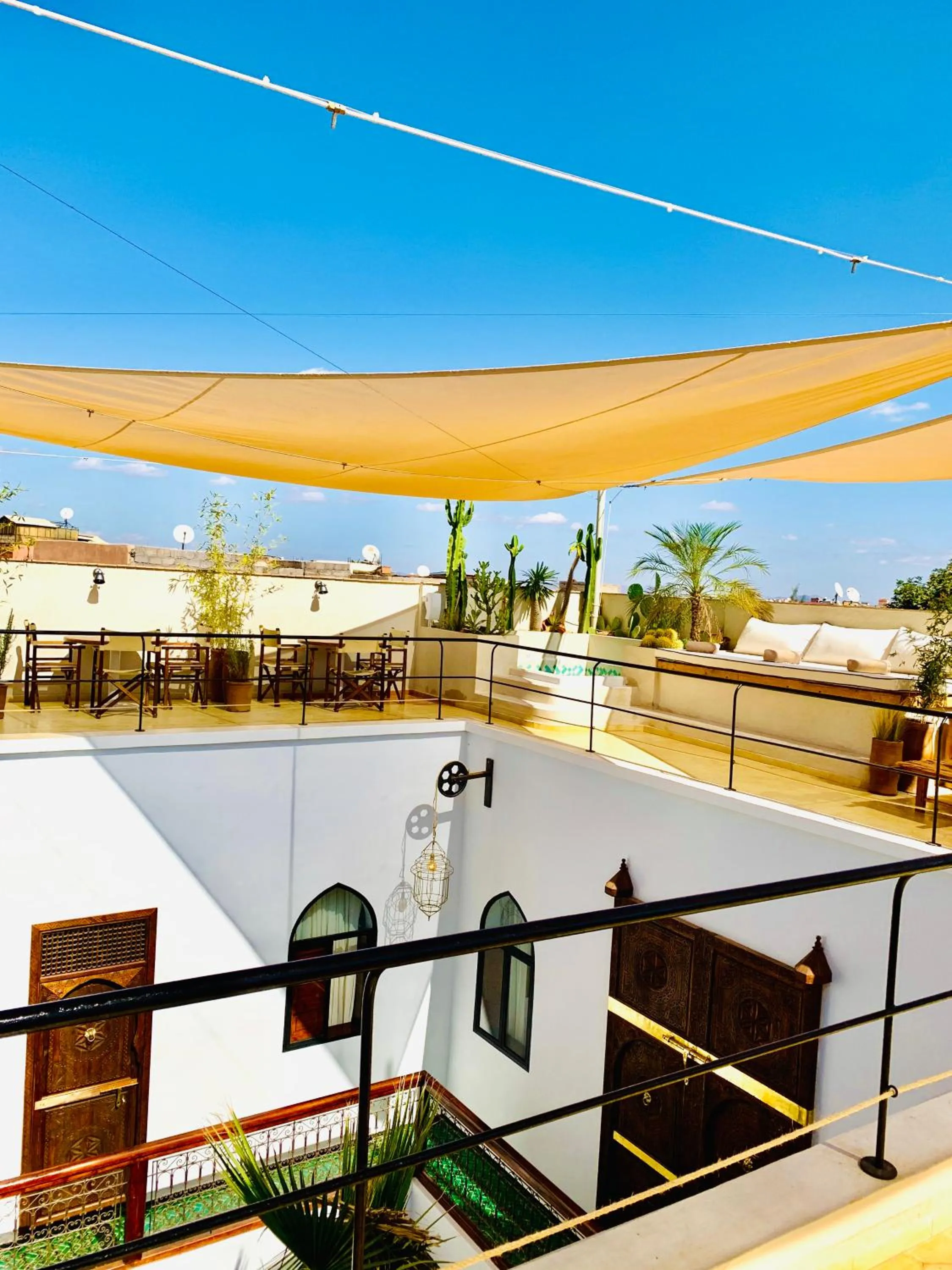 Balcony/Terrace in Riad Dar Yasaman