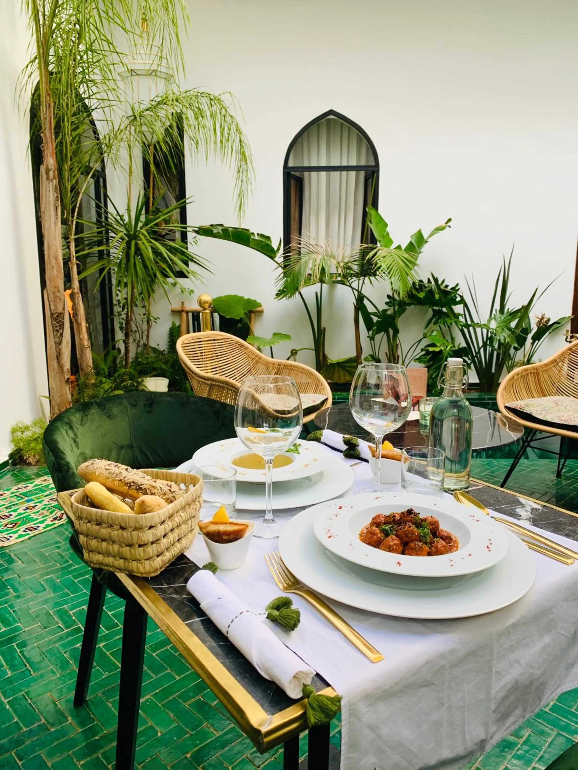 Food and drinks in Riad Dar Yasaman