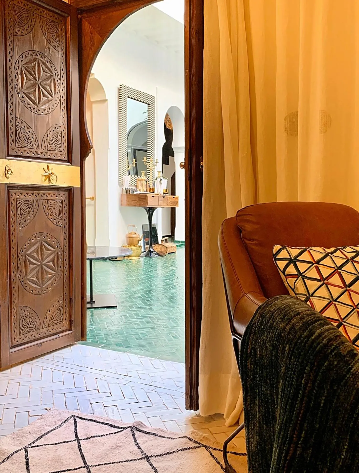 Seating area in Riad Dar Yasaman