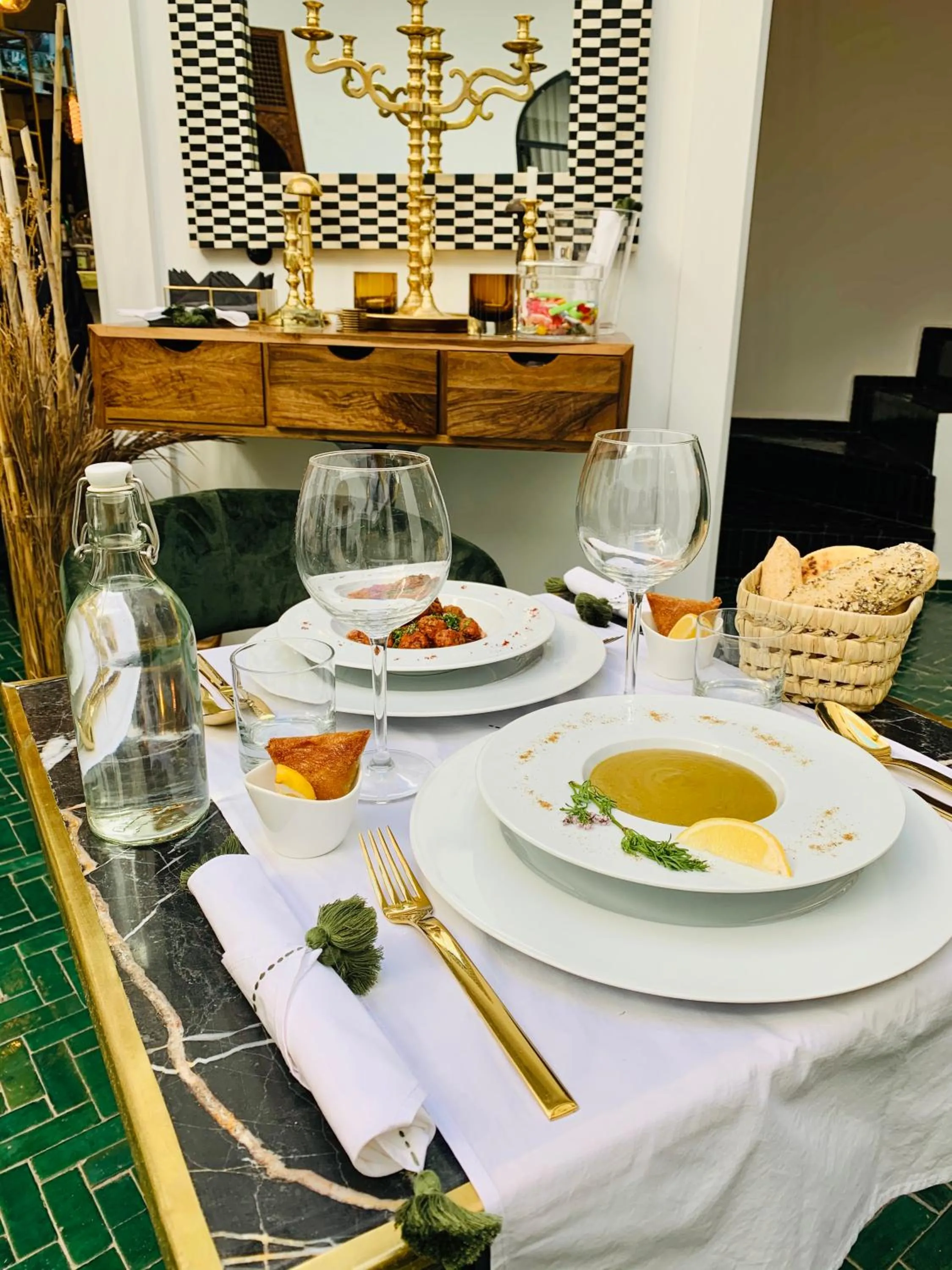 Food and drinks in Riad Dar Yasaman