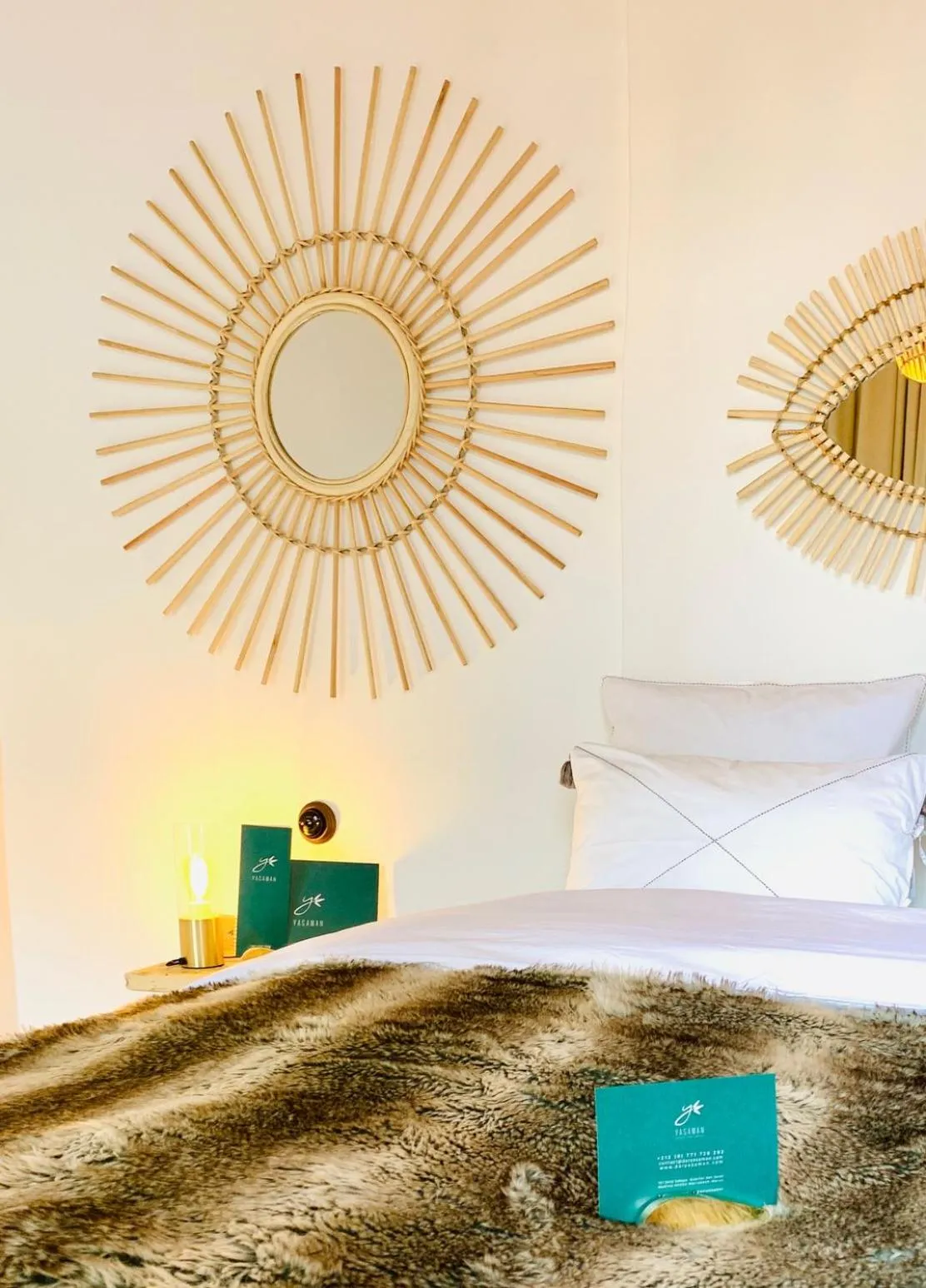 Bed in Riad Dar Yasaman