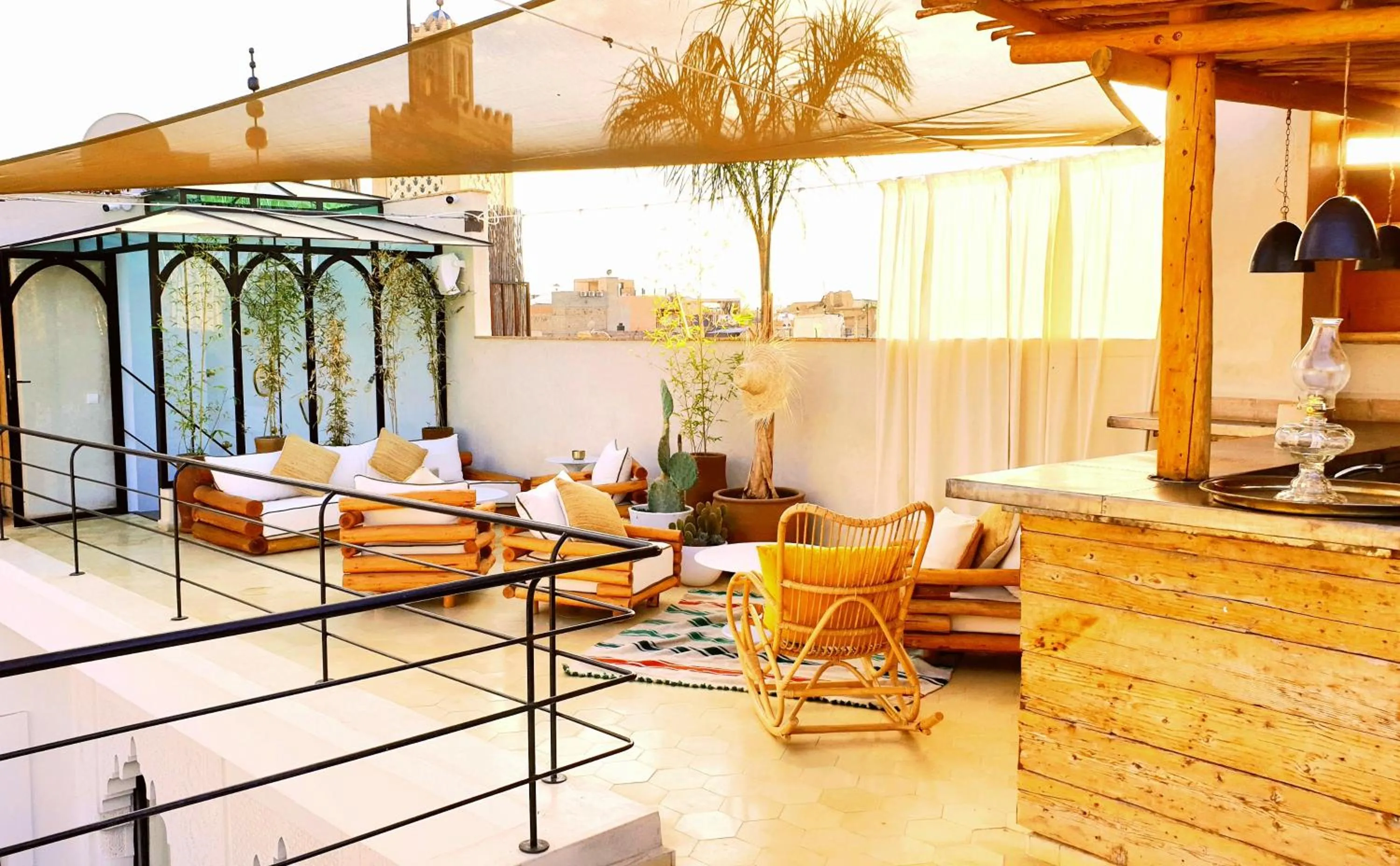 Balcony/Terrace in Riad Dar Yasaman