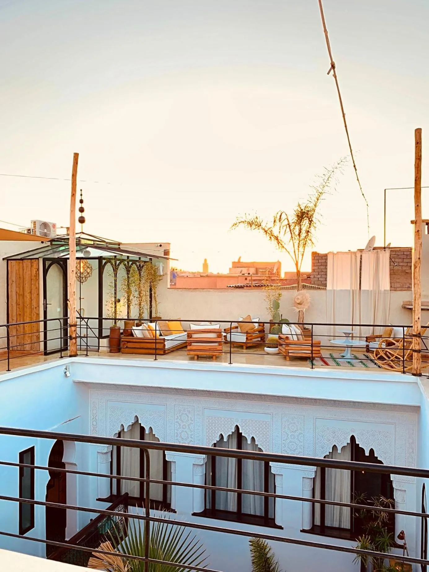 Balcony/Terrace in Riad Dar Yasaman