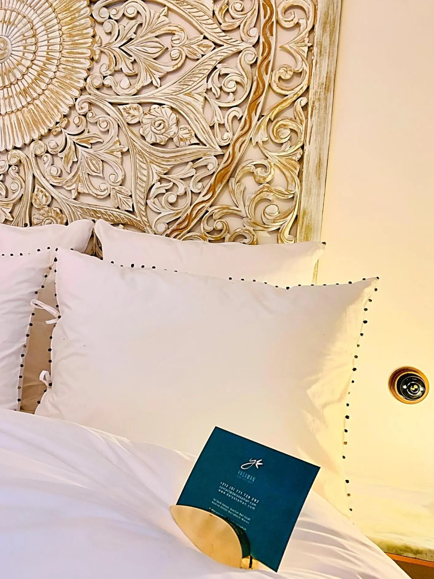 Bed in Riad Dar Yasaman