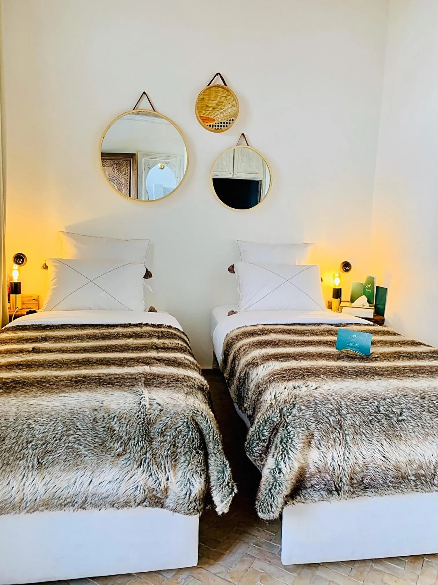 Bed in Riad Dar Yasaman