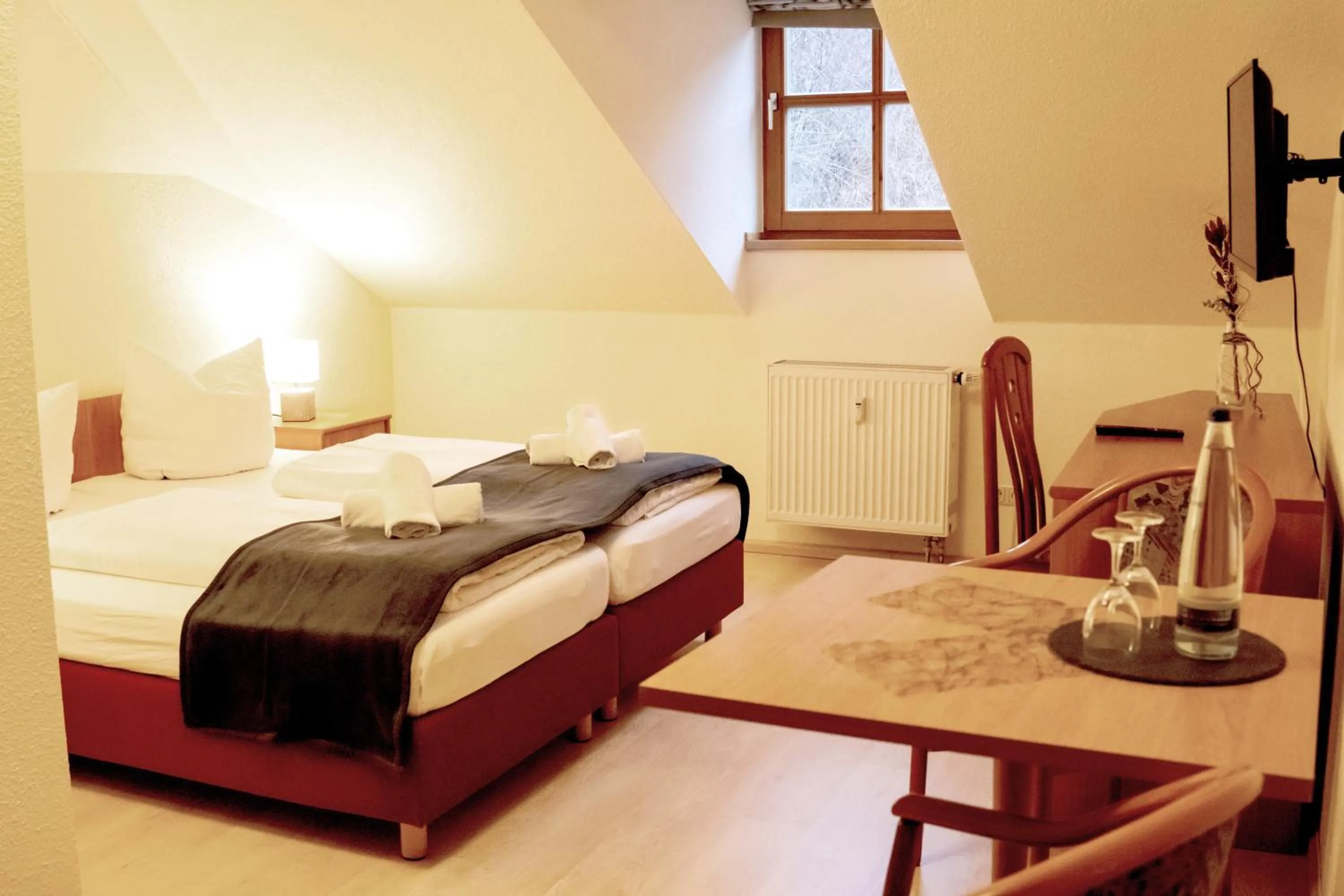 Bed in Landhotel Donaublick