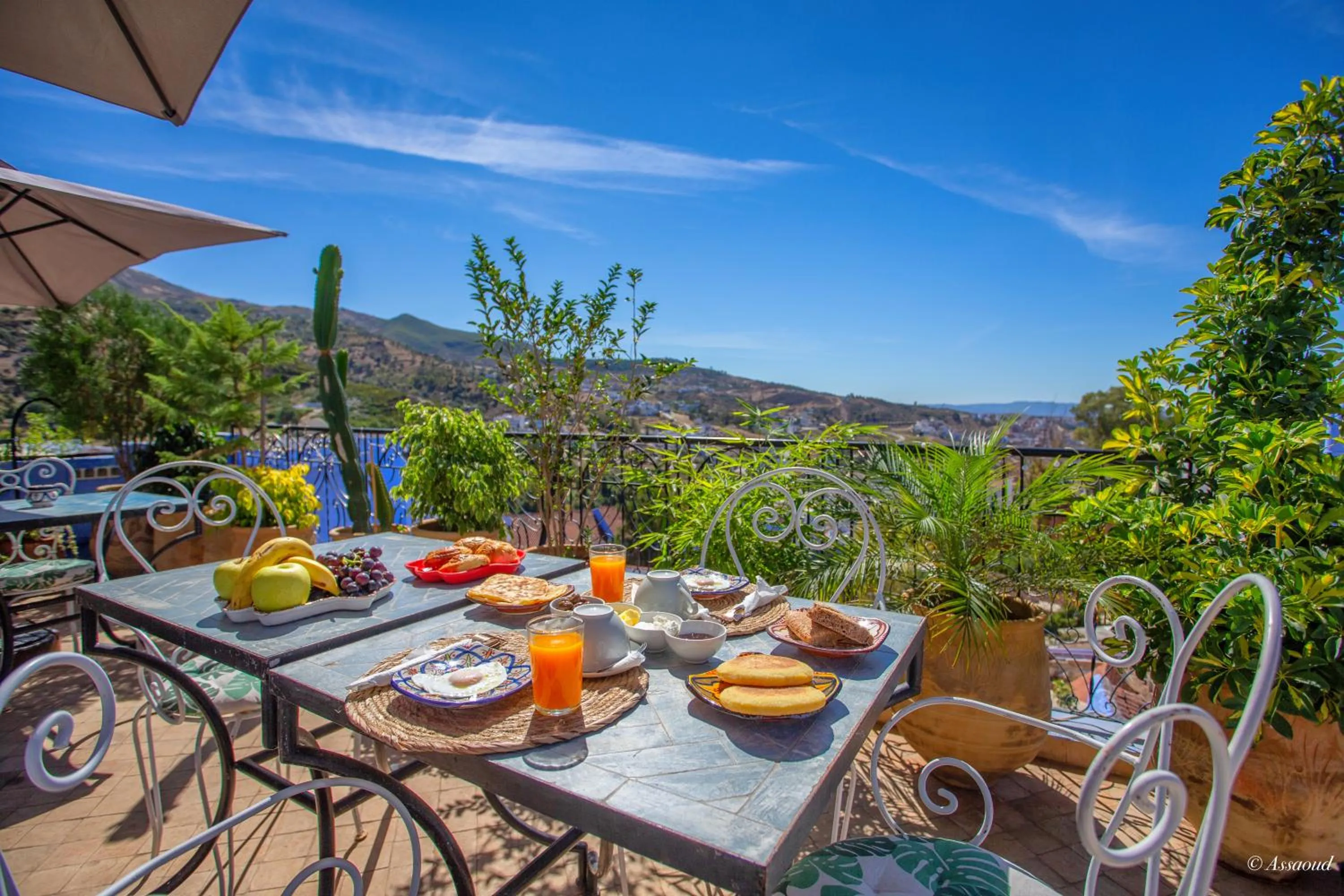 Balcony/Terrace in Riad Nila