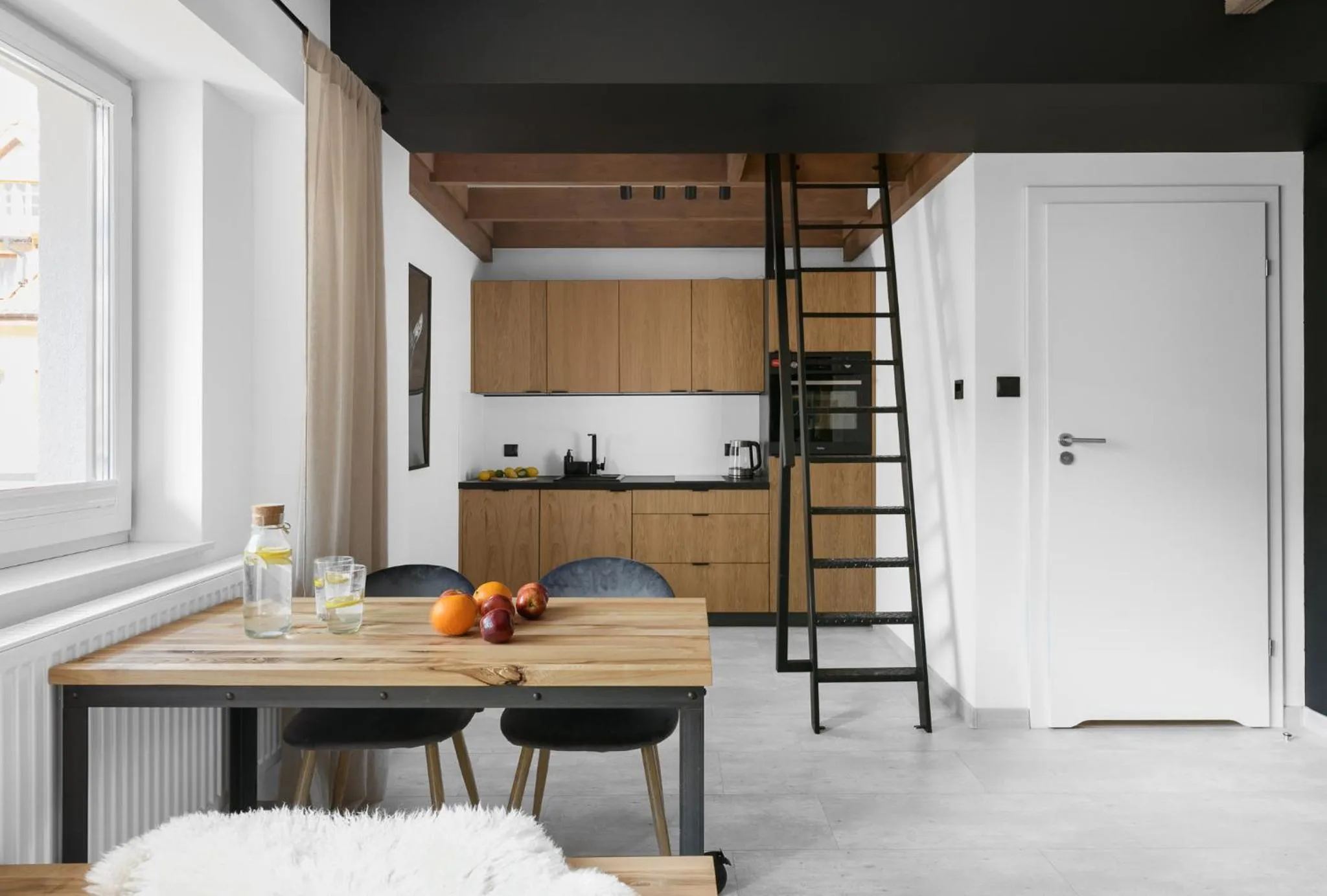 Kitchen or kitchenette in Aparthotel Narciarska 2