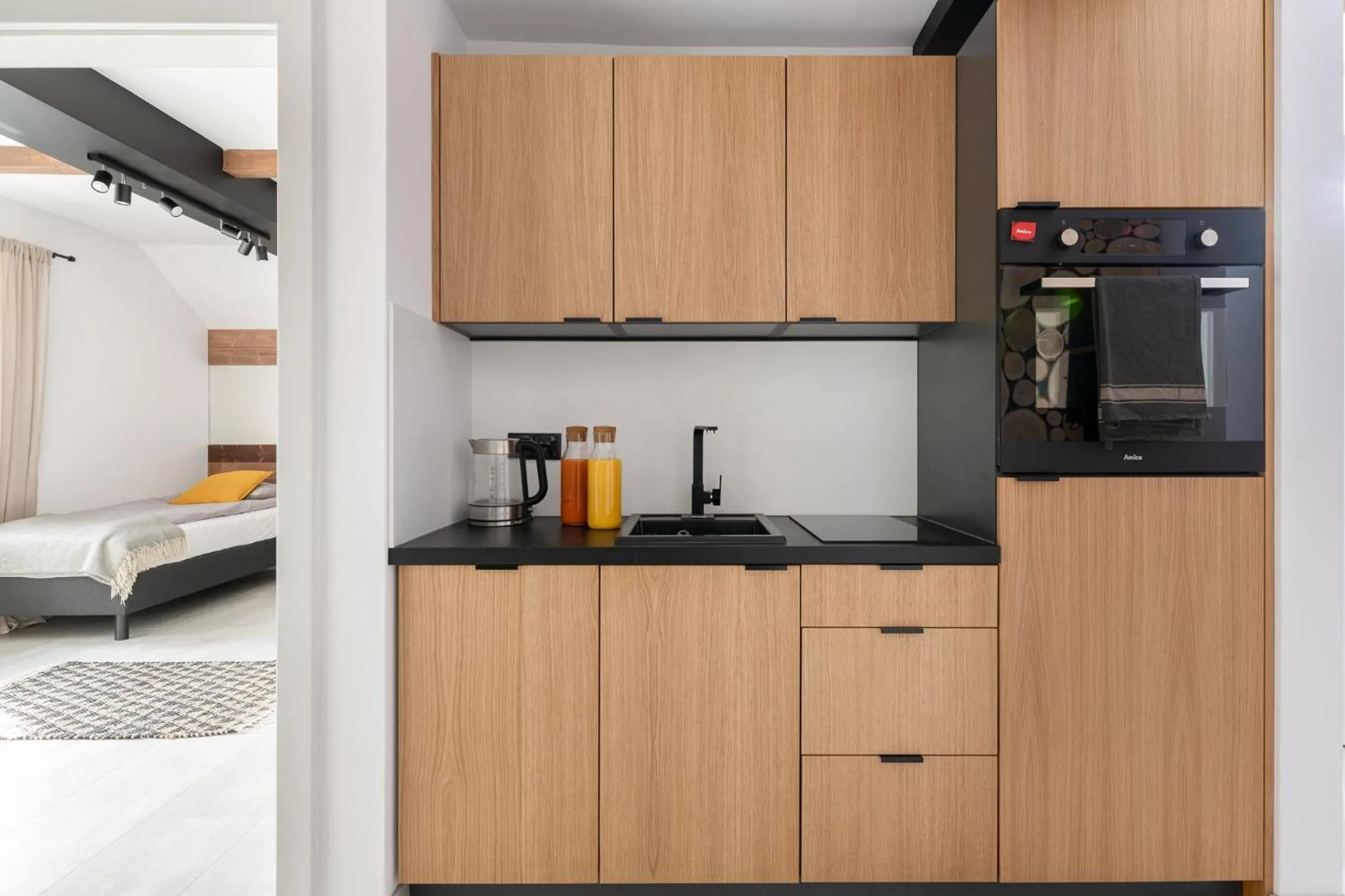 Bed in Aparthotel Narciarska 2