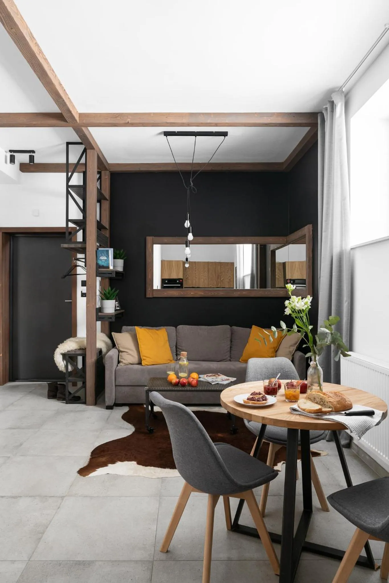 Kitchen or kitchenette in Aparthotel Narciarska 2