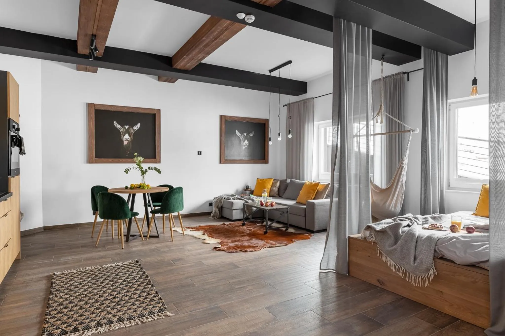 Bed in Aparthotel Narciarska 2