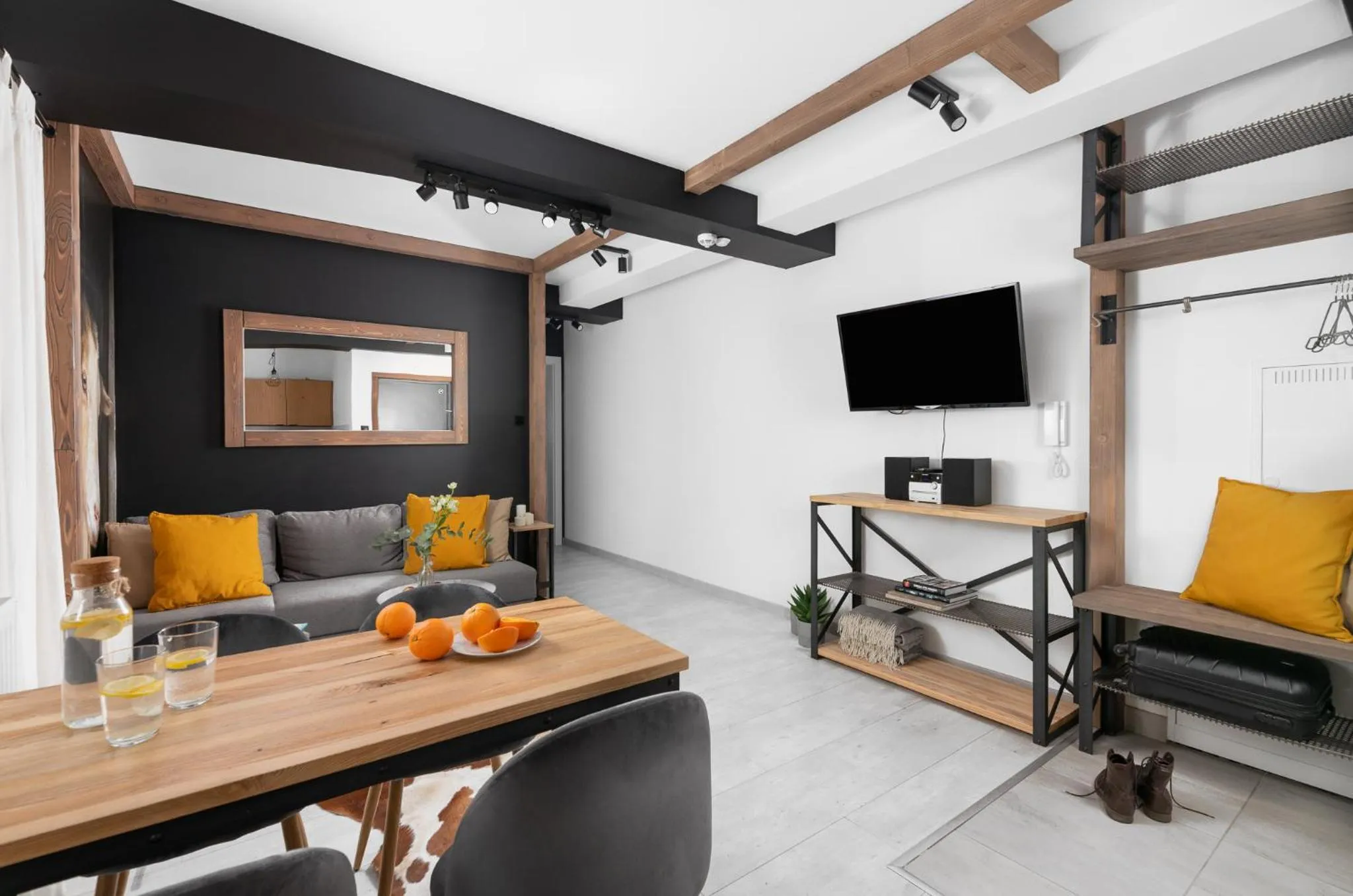 Living room in Aparthotel Narciarska 2