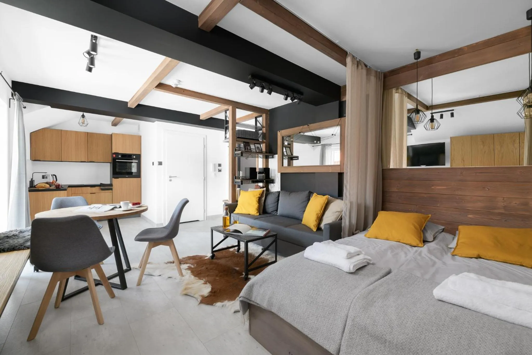 Bed in Aparthotel Narciarska 2