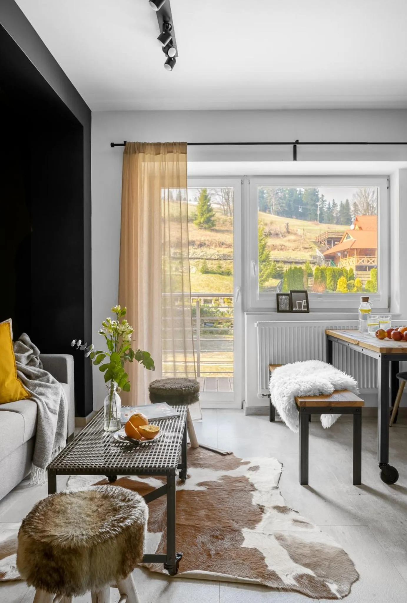 Living room in Aparthotel Narciarska 2