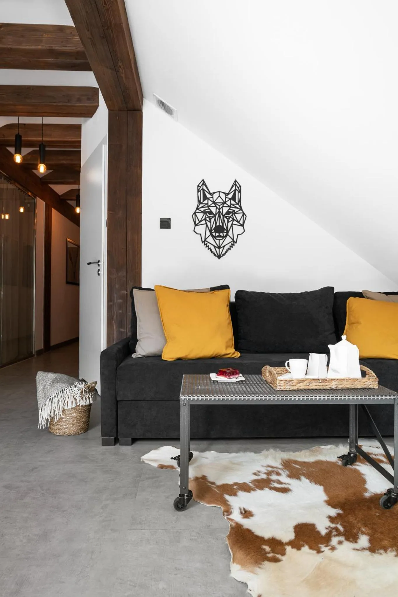 Living room in Aparthotel Narciarska 2