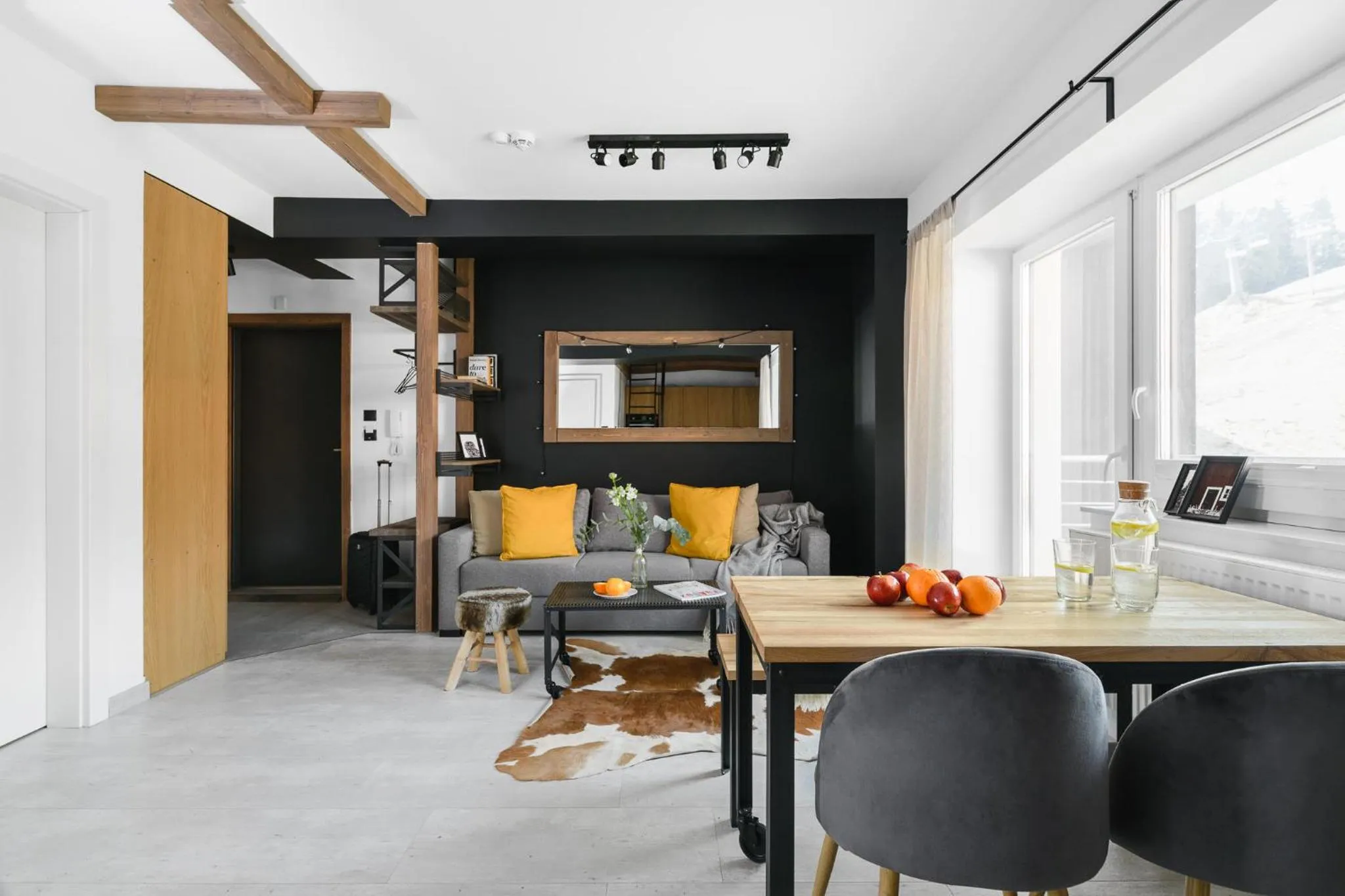 Living room in Aparthotel Narciarska 2