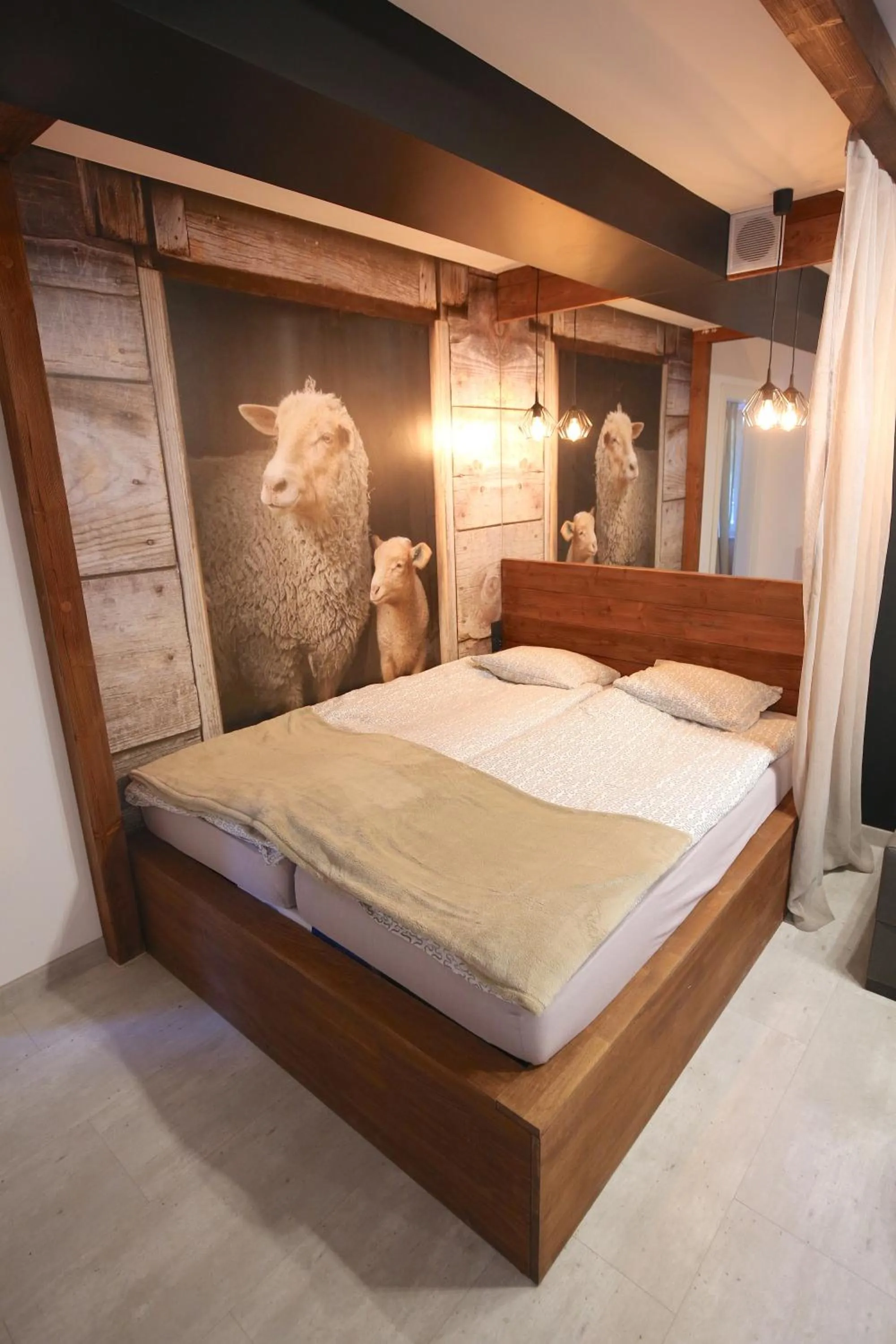 Bed in Aparthotel Narciarska 2