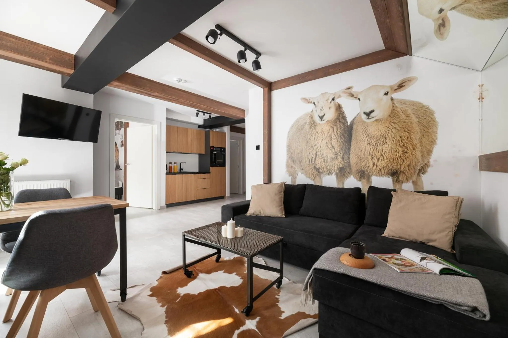 TV and multimedia in Aparthotel Narciarska 2