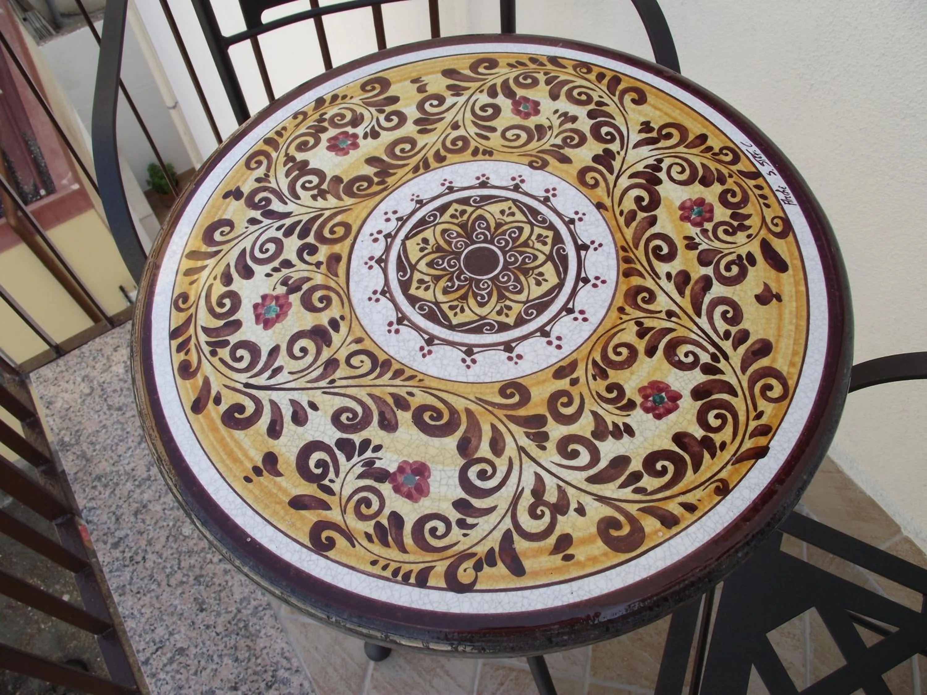 Balcony/Terrace in B&B Il Mare degli Dei