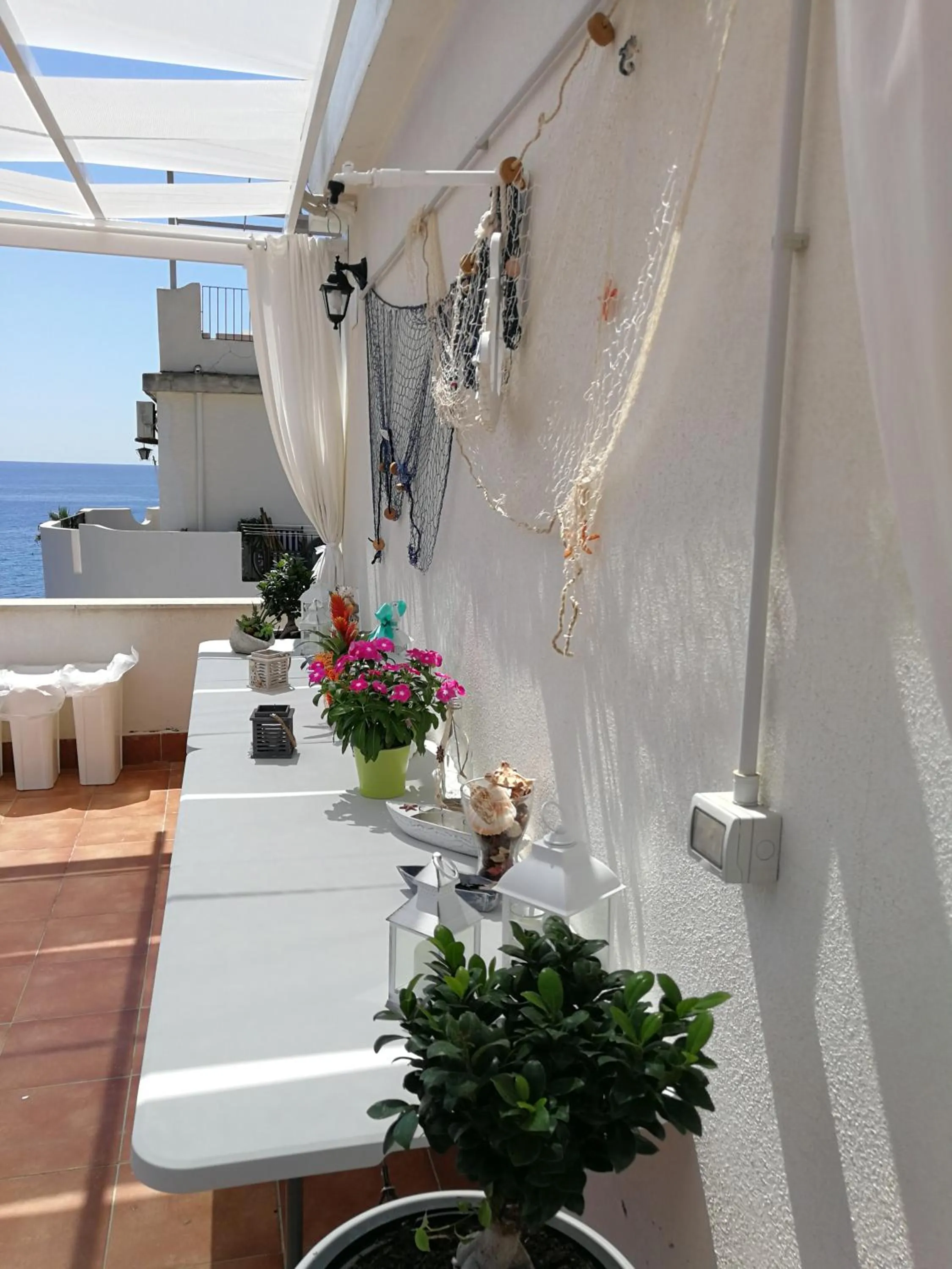 Balcony/Terrace in B&B Il Mare degli Dei