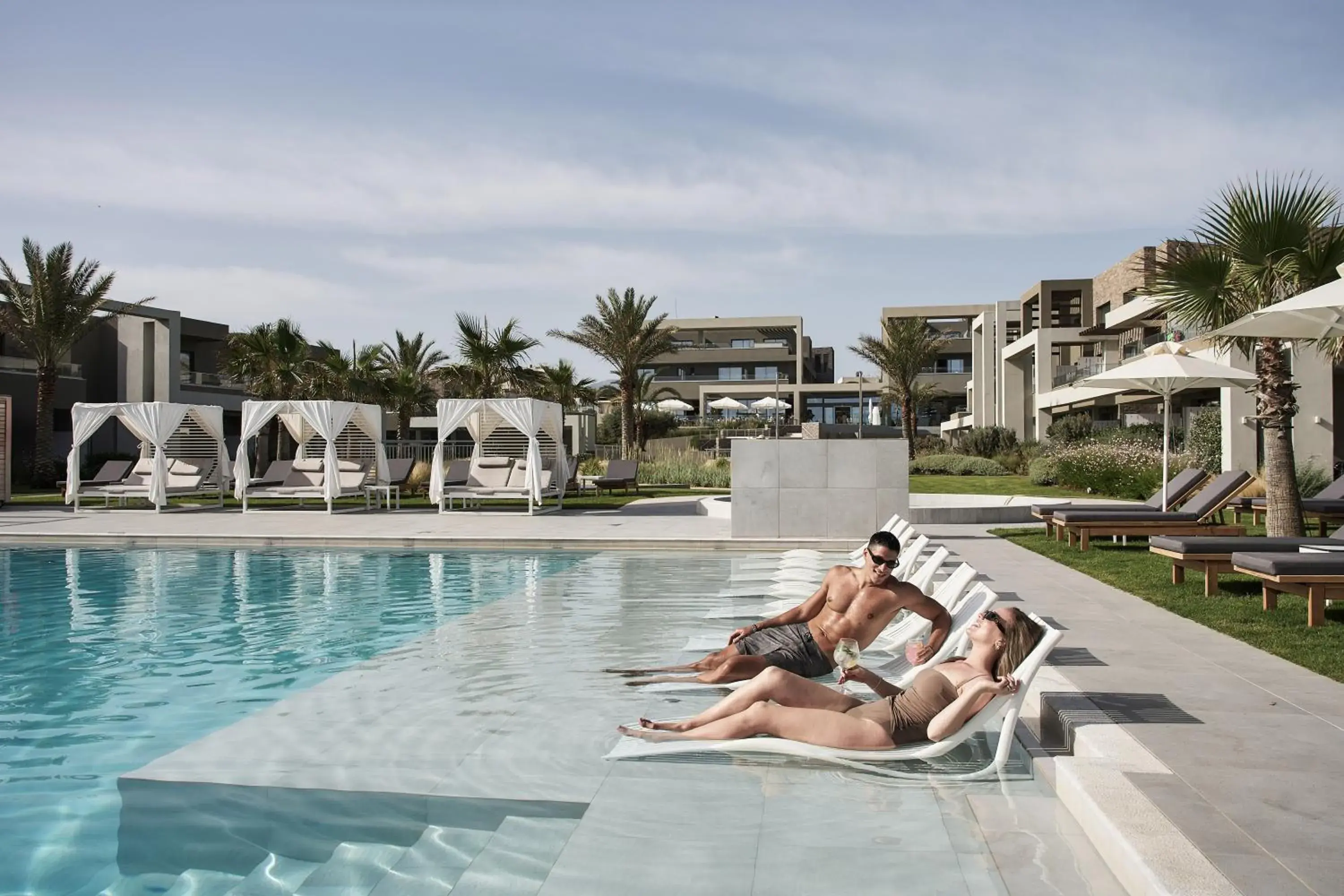 sunbed in Myrion Beach Resort & Spa - Adults Only sunbed in Myrion Beach Resort & Spa - Adults Only