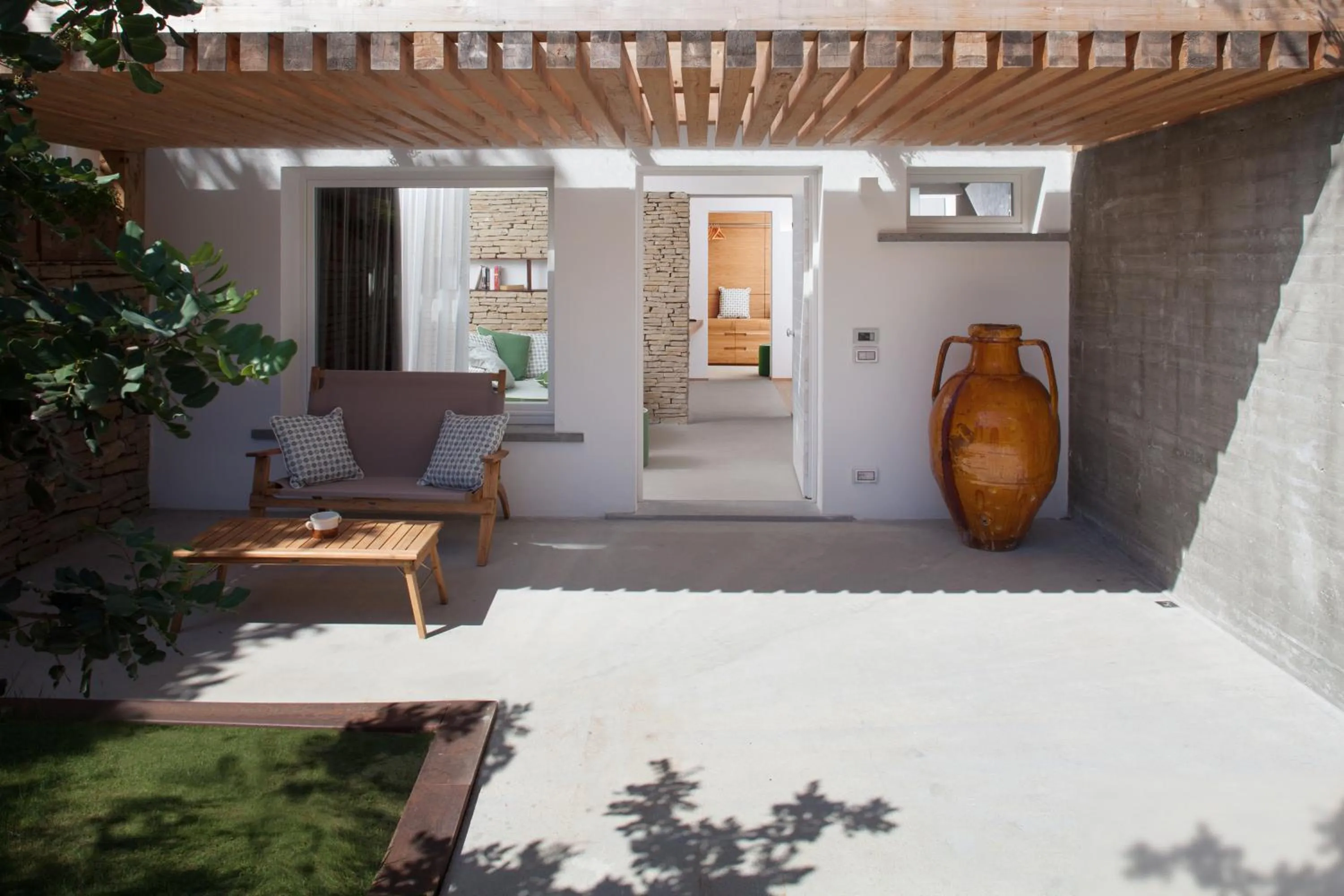 Patio in Praia Art Resort - Small Luxury Hotels of the world