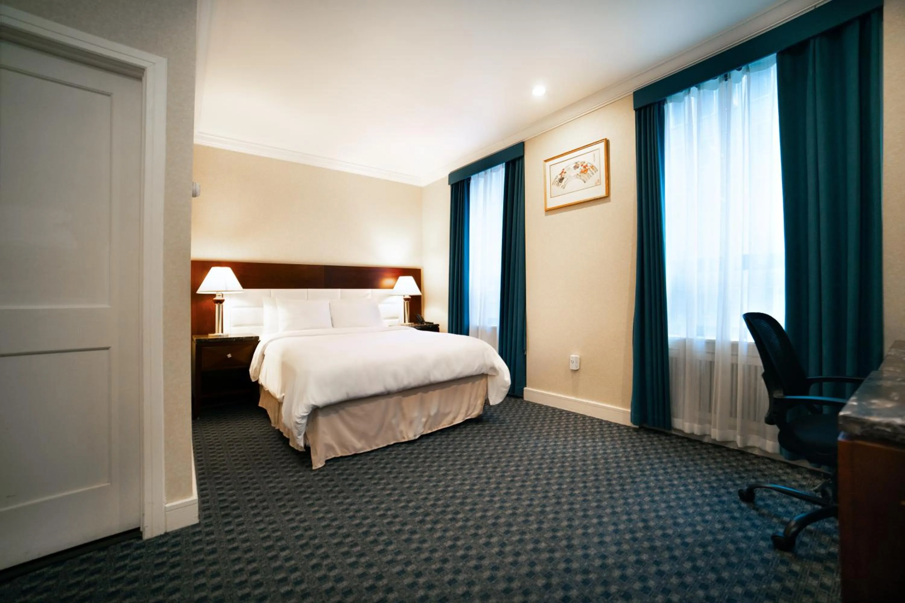 Bed in Hotel Stanford