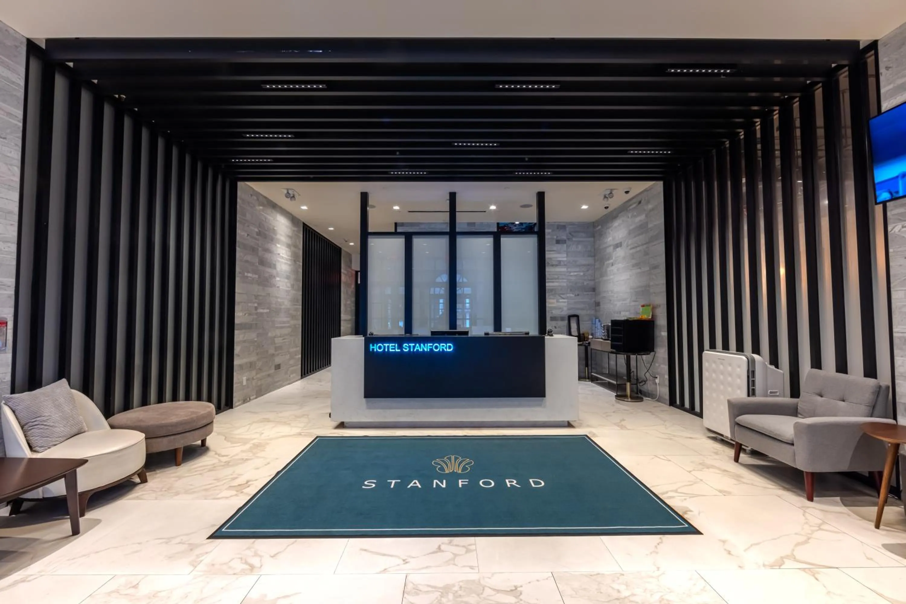 Lobby or reception in Hotel Stanford