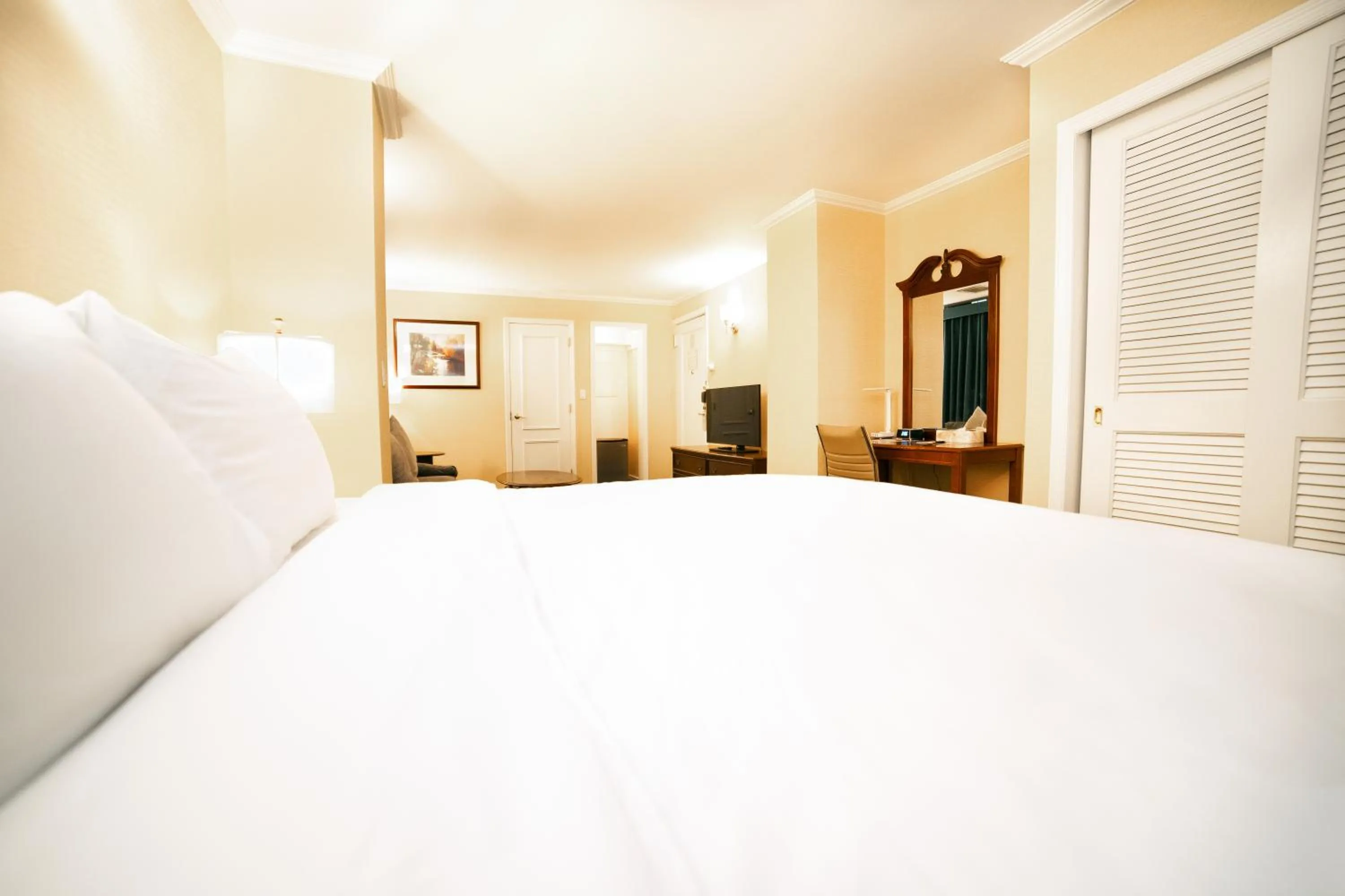 Bed in Hotel Stanford