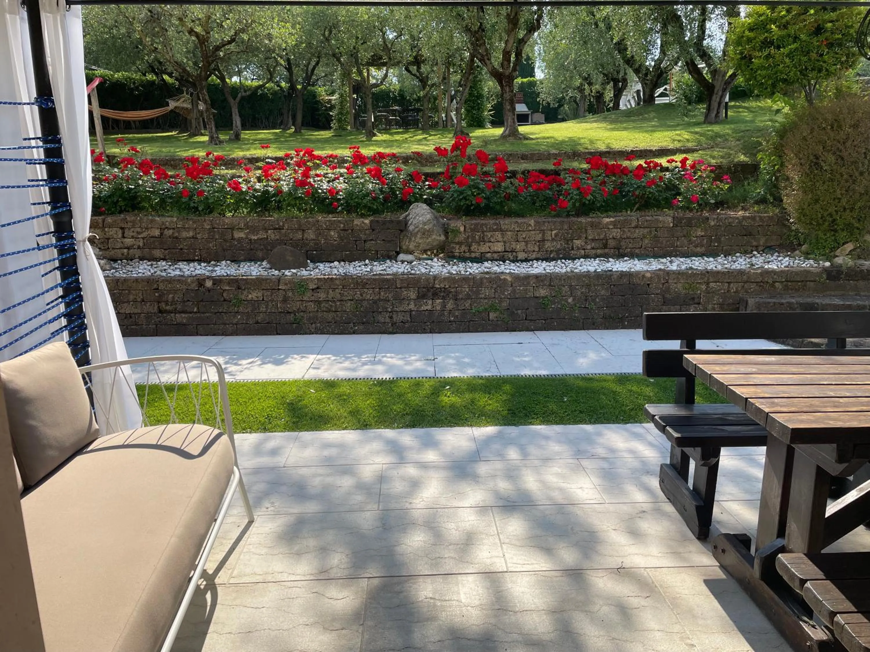 Garden view in Casaliva Relais