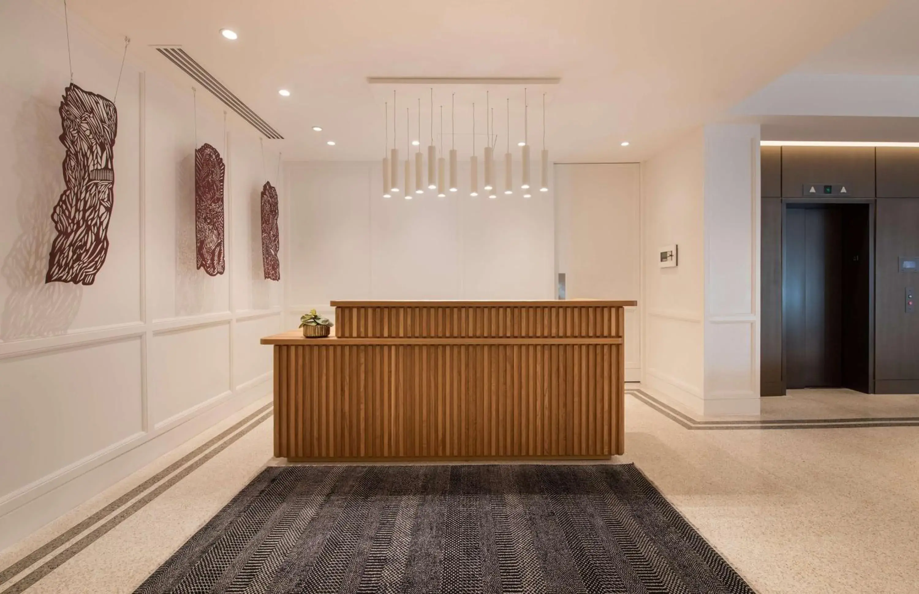 Lobby or reception in Hotel Theo New Orleans, Tapestry Collection by Hilton Lobby or reception in Hotel Theo New Orleans, Tapestry Collection by Hilton