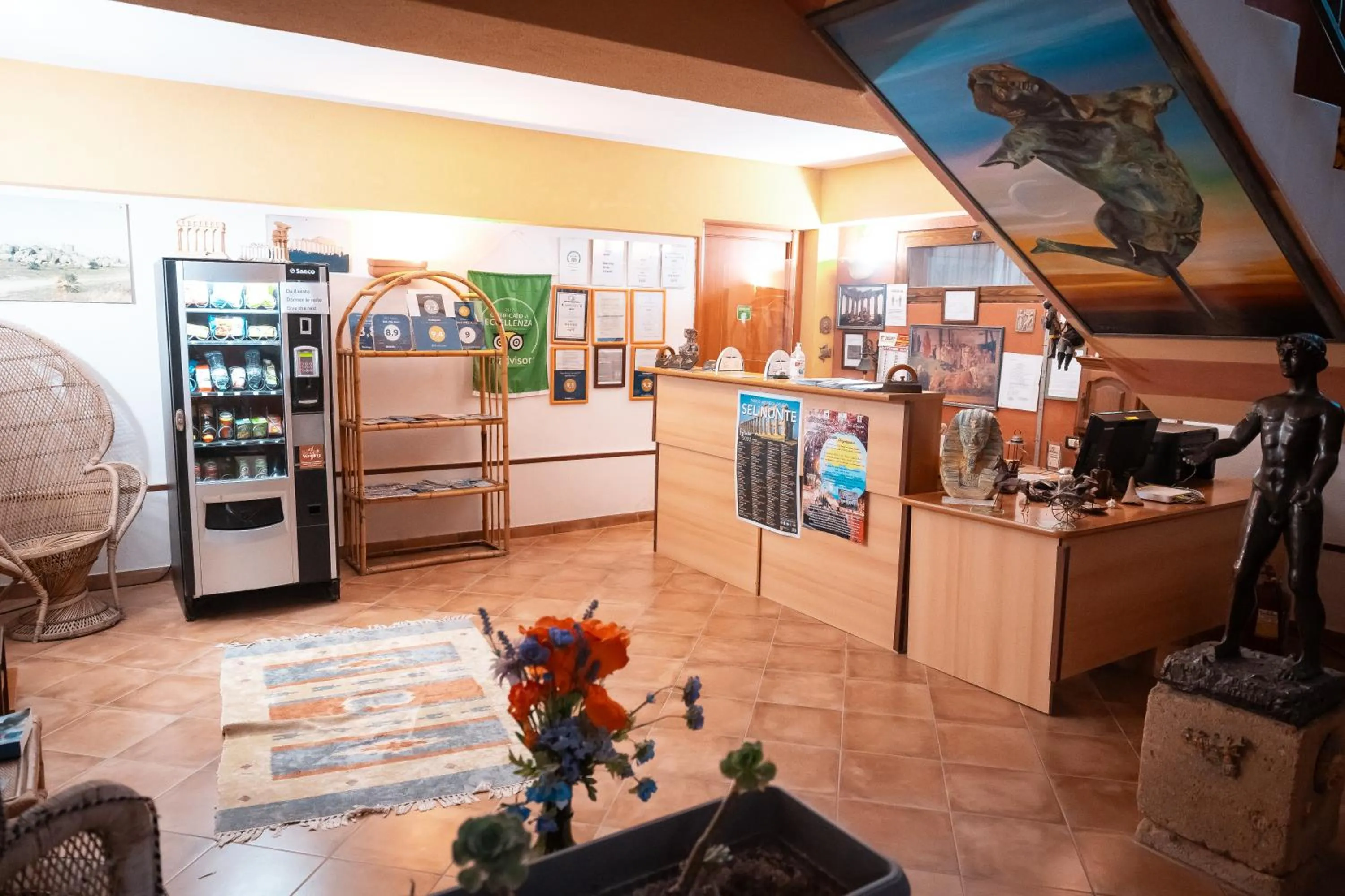 Lobby or reception in B&B Villa Anna