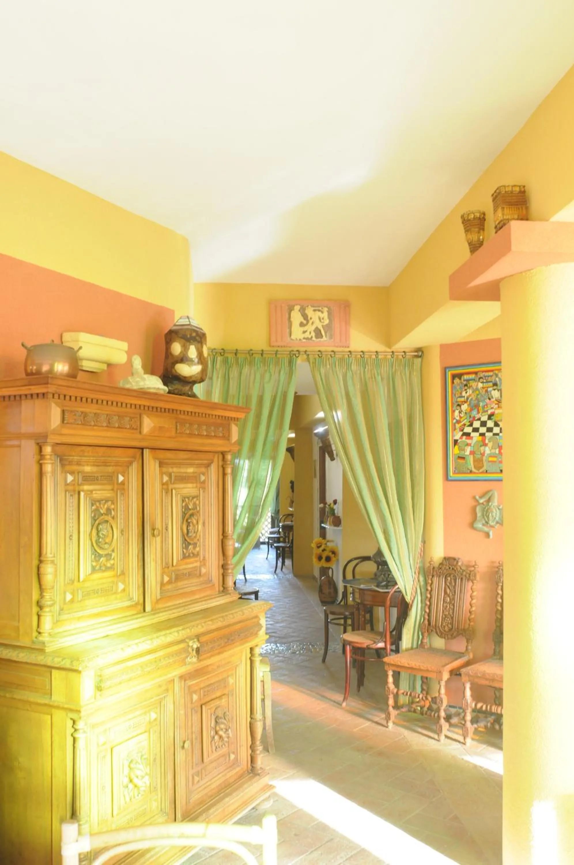 Decorative detail in B&B Villa Anna