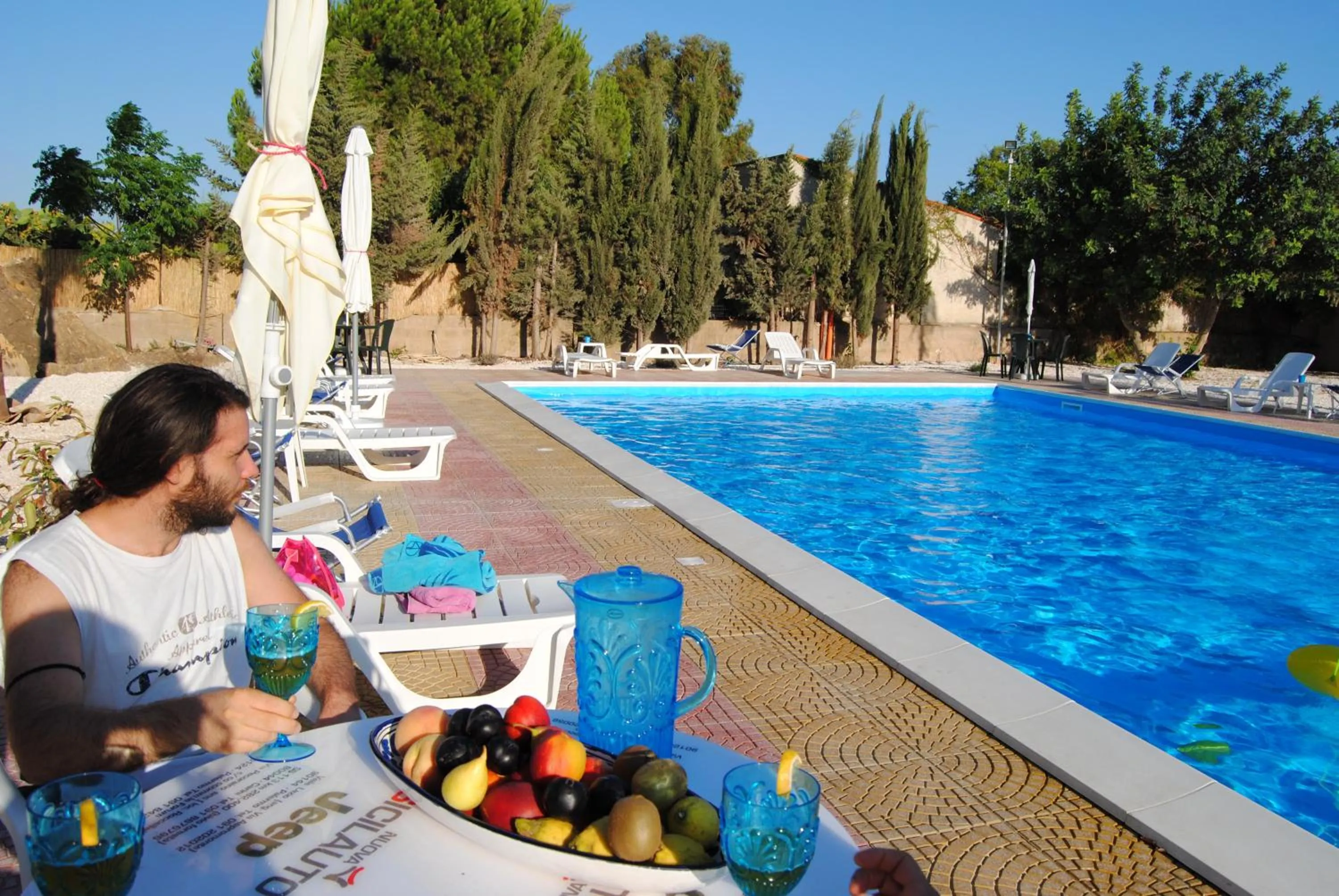 Swimming pool in B&B Villa Anna