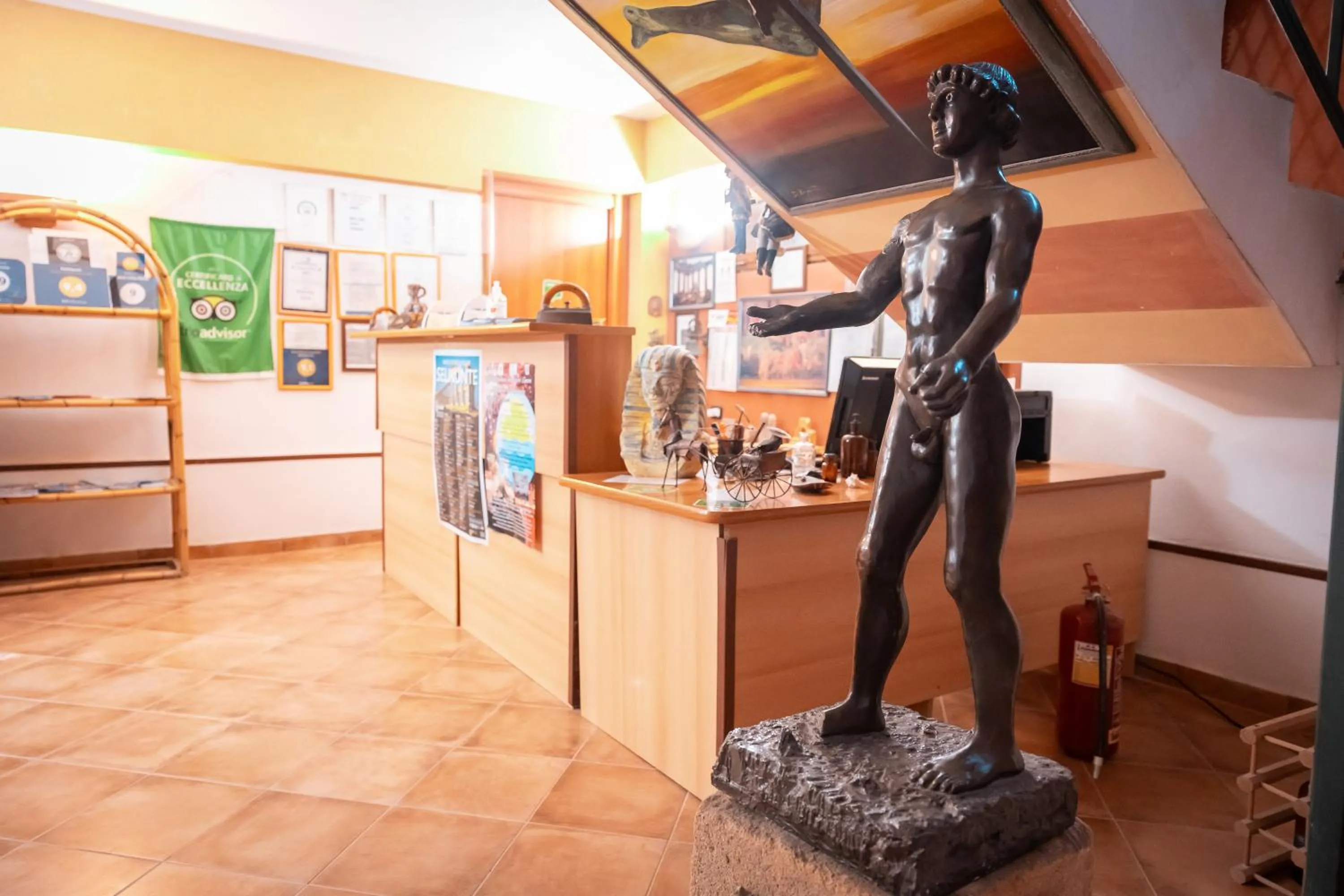 Lobby or reception in B&B Villa Anna