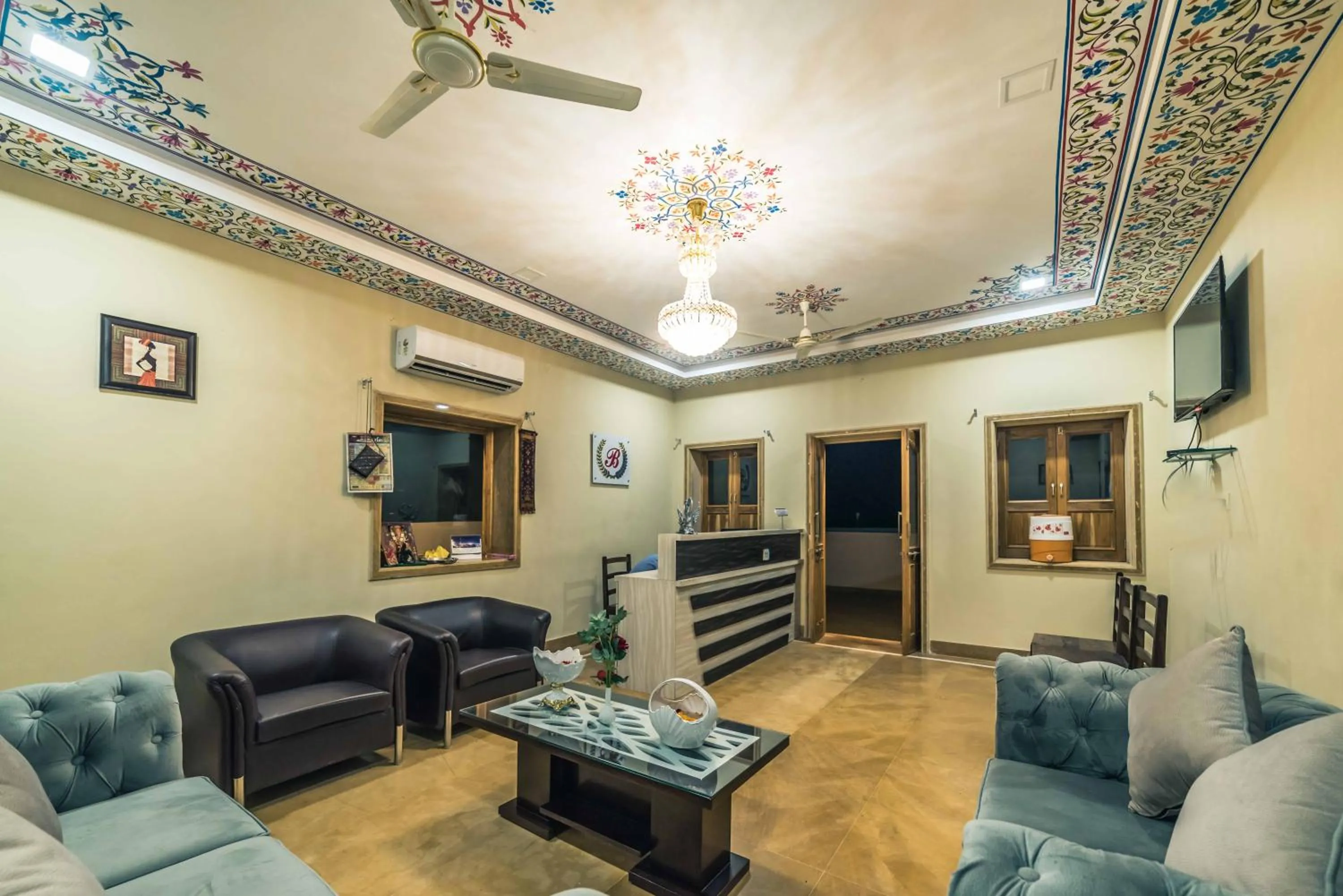 Lobby or reception in Bhavya Resort - Luxury Boutique Desert Camp