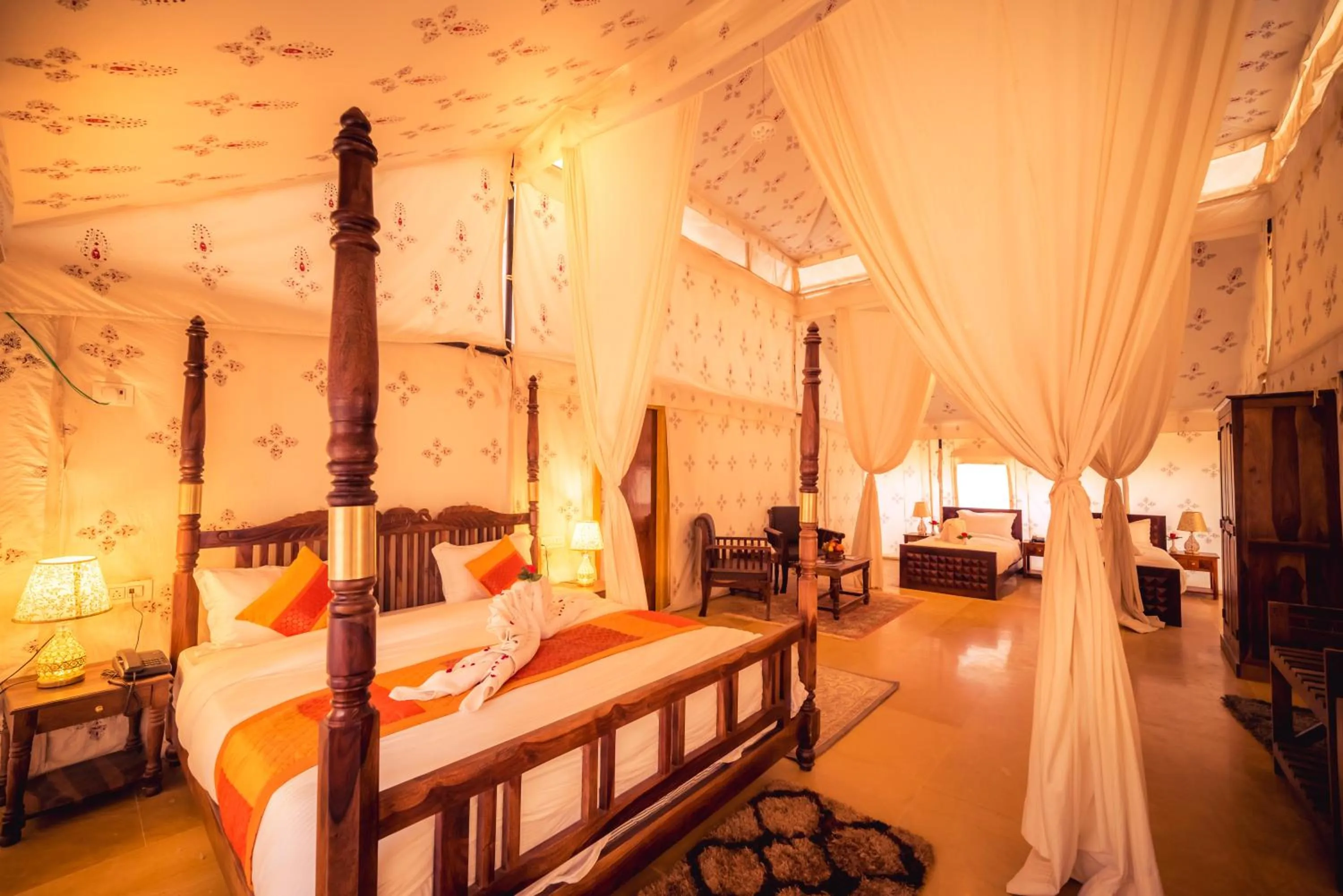 Photo of the whole room, Bed in Bhavya Resort - Luxury Boutique Desert Camp
