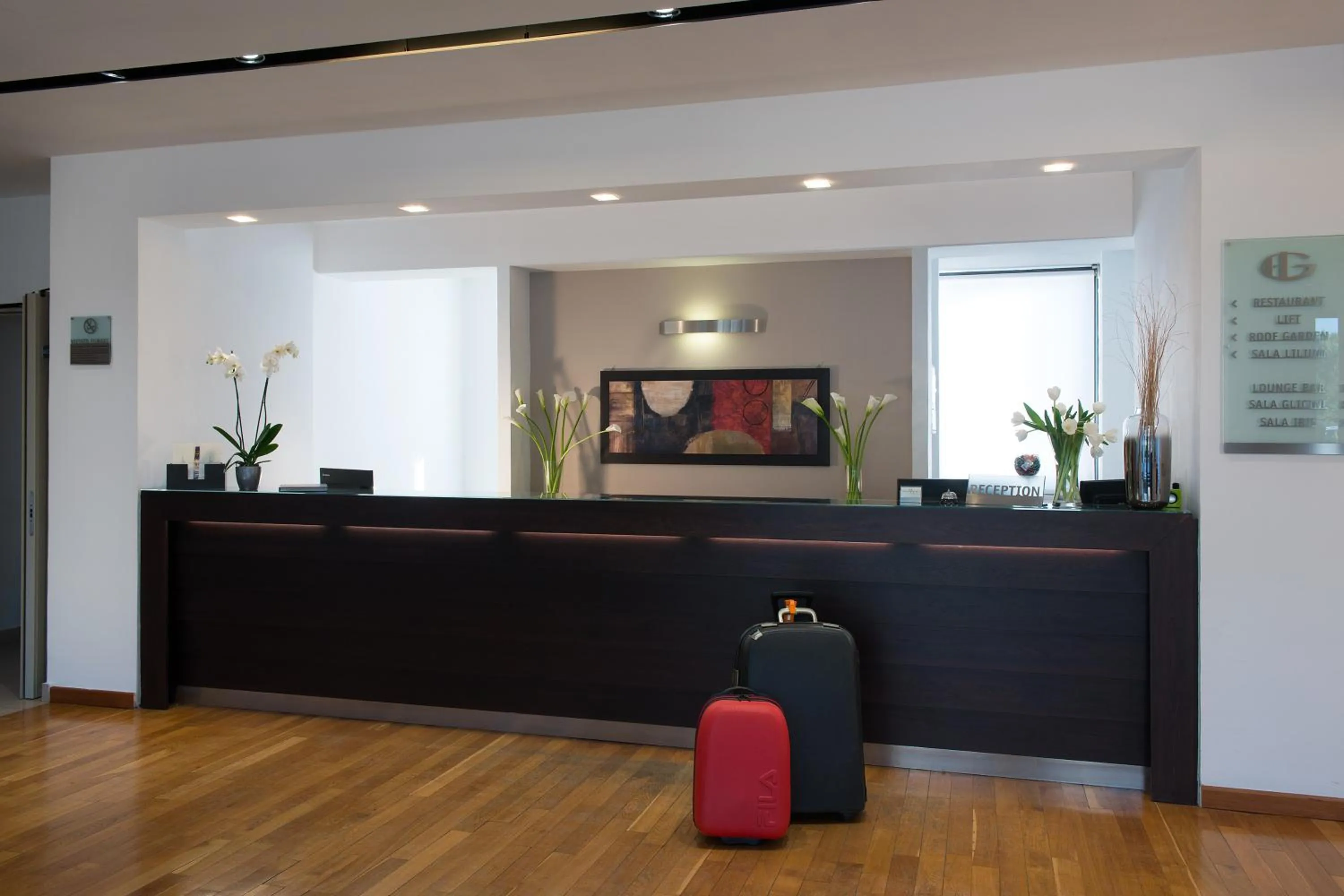 Lobby or reception in Garden Hotel