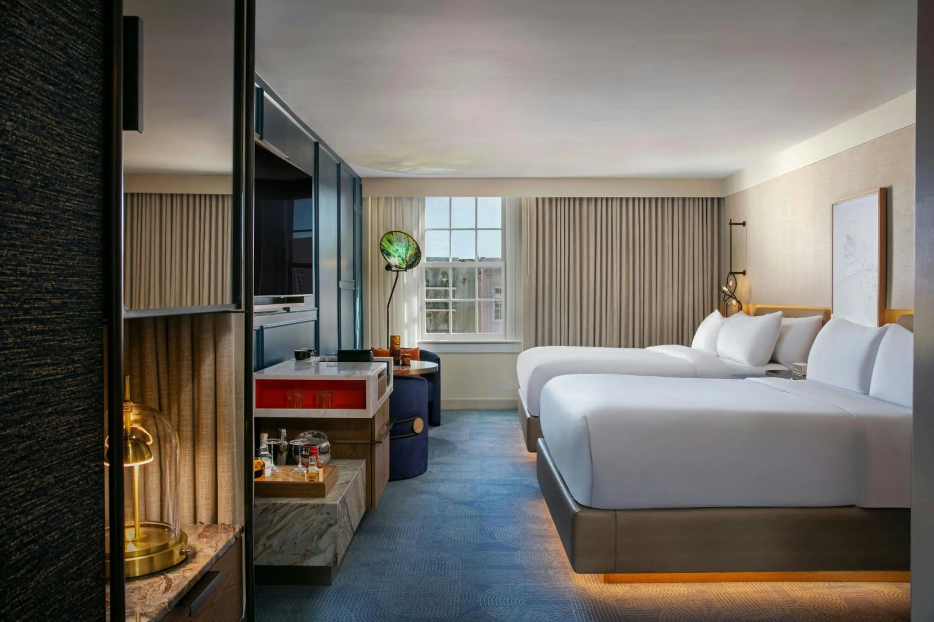 Photo of the whole room, Bed in Hotel de la Poste - French Quarter, A Renaissance Hotel