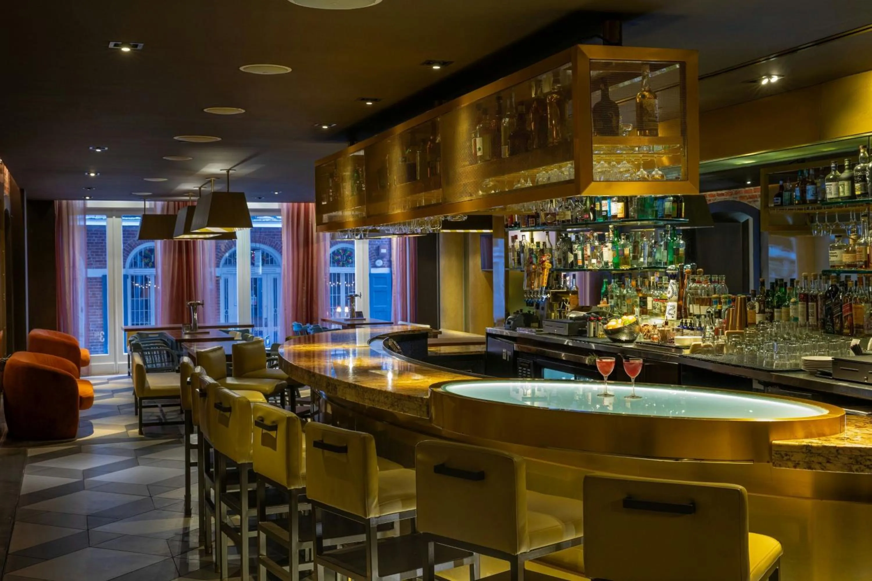 Lounge or bar in Hotel de la Poste - French Quarter, A Renaissance Hotel