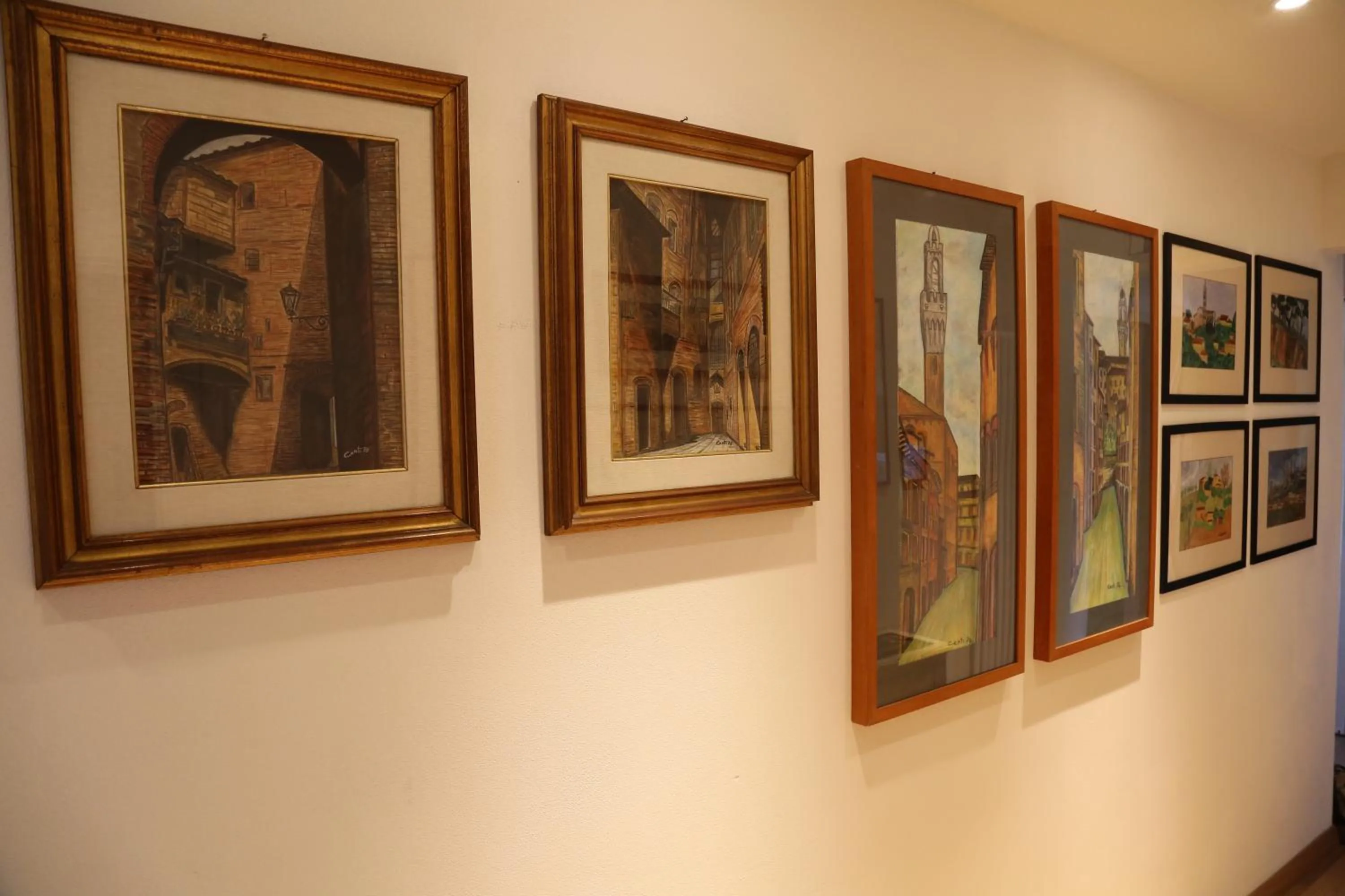 Decorative detail in Casacenti B&B