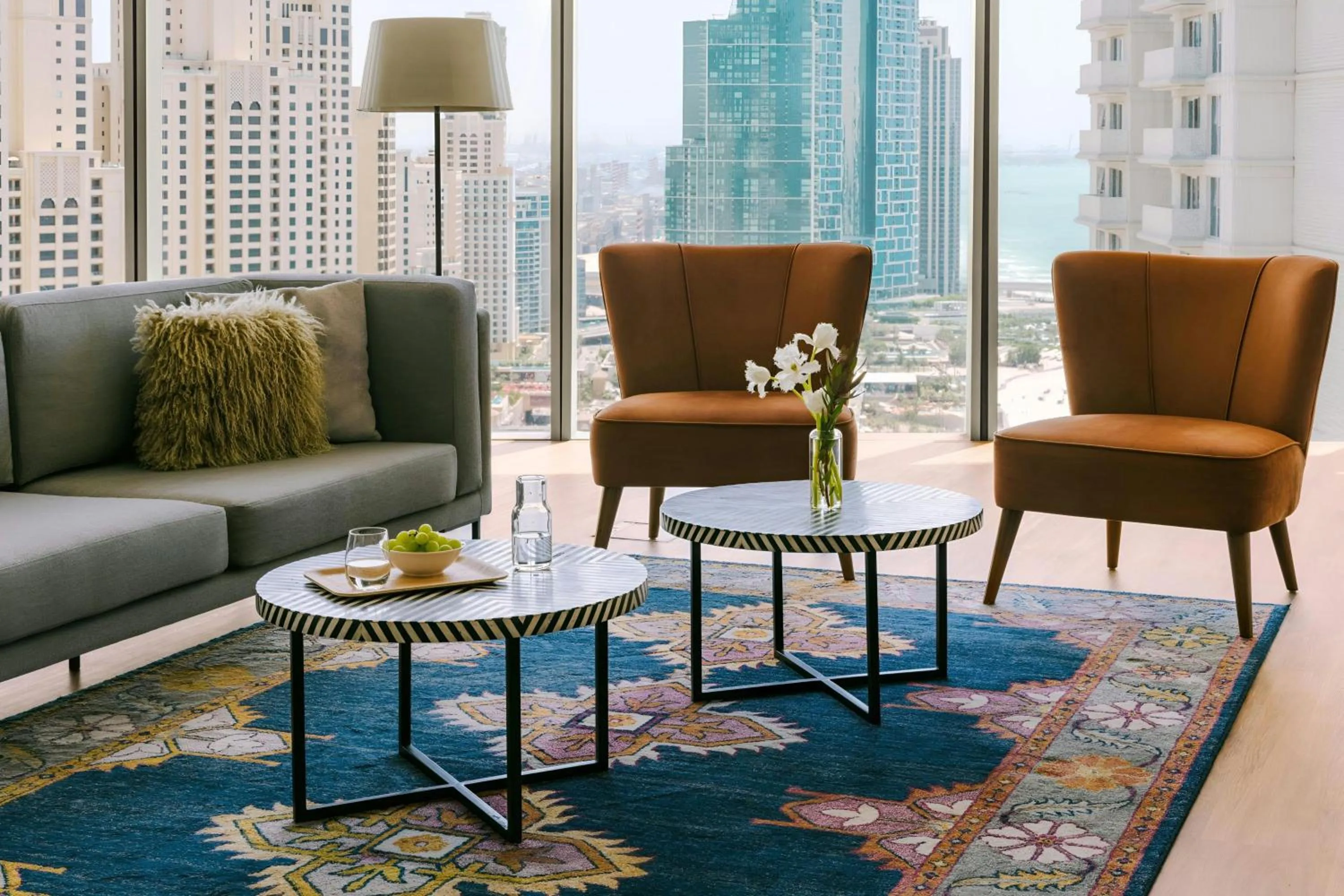 Living room in Sonder by Marriott Bonvoy JBR The Walk Apartments