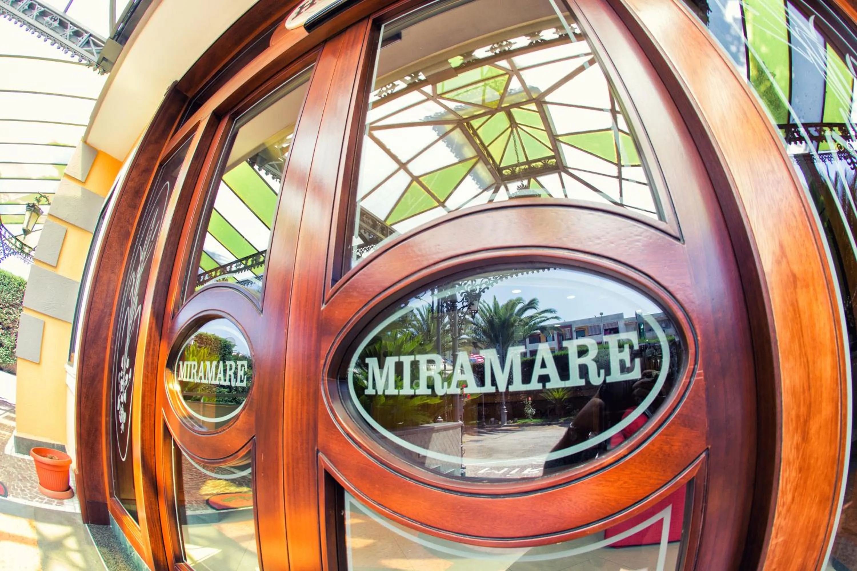 Decorative detail in Hotel Miramare